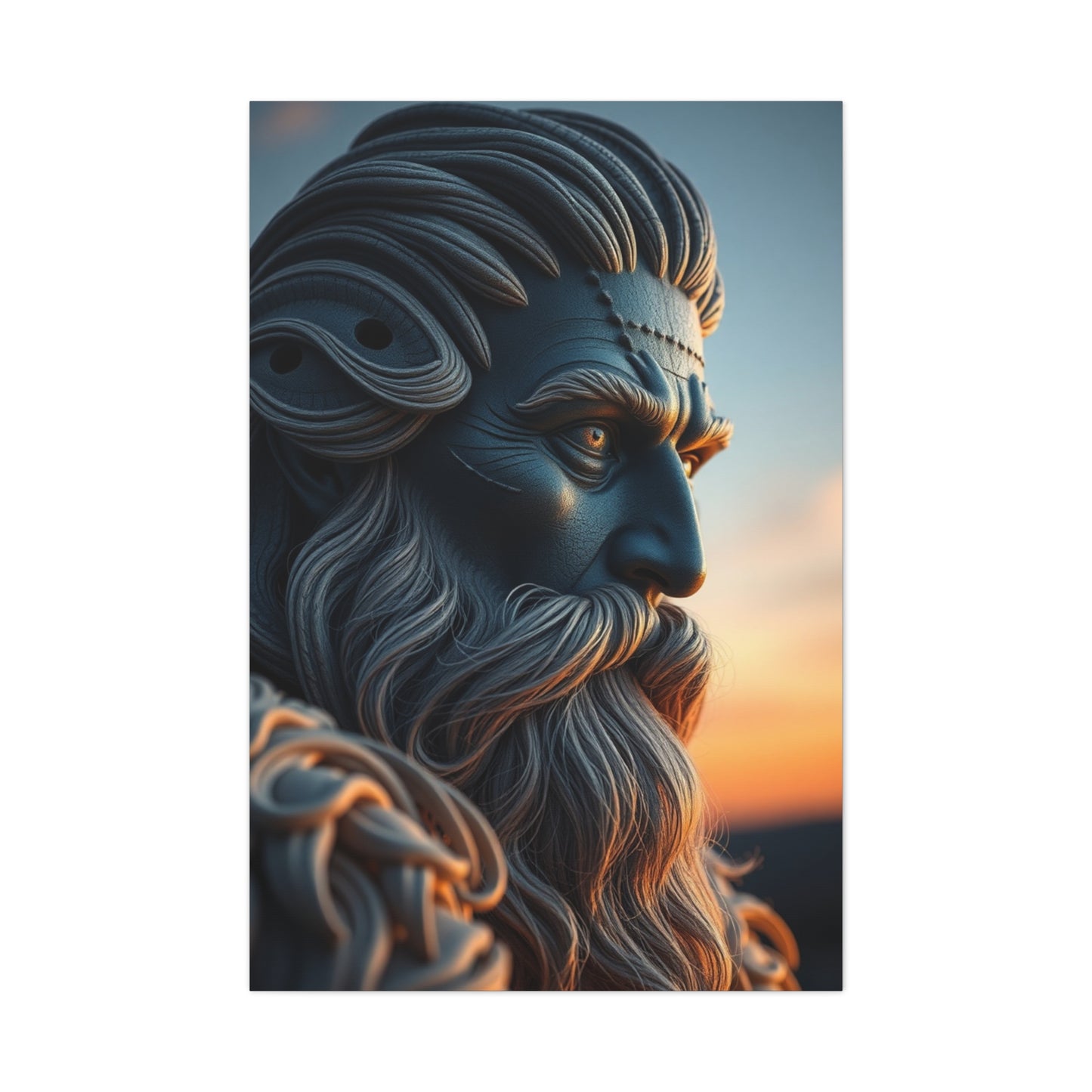 Silvery Elegance Canvas Wall Art & Canvas Print