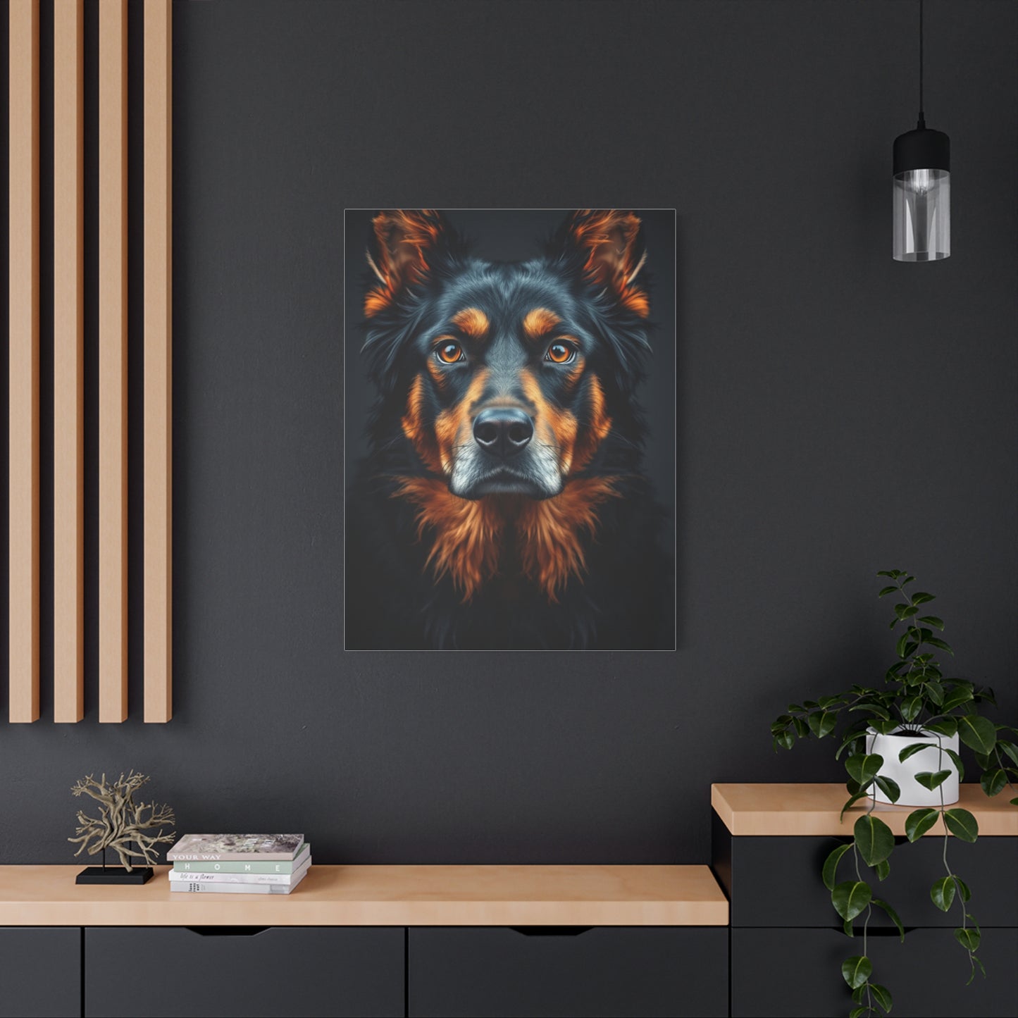 Black and Tan Art Supreme Gallery Wall Art & Canvas Print