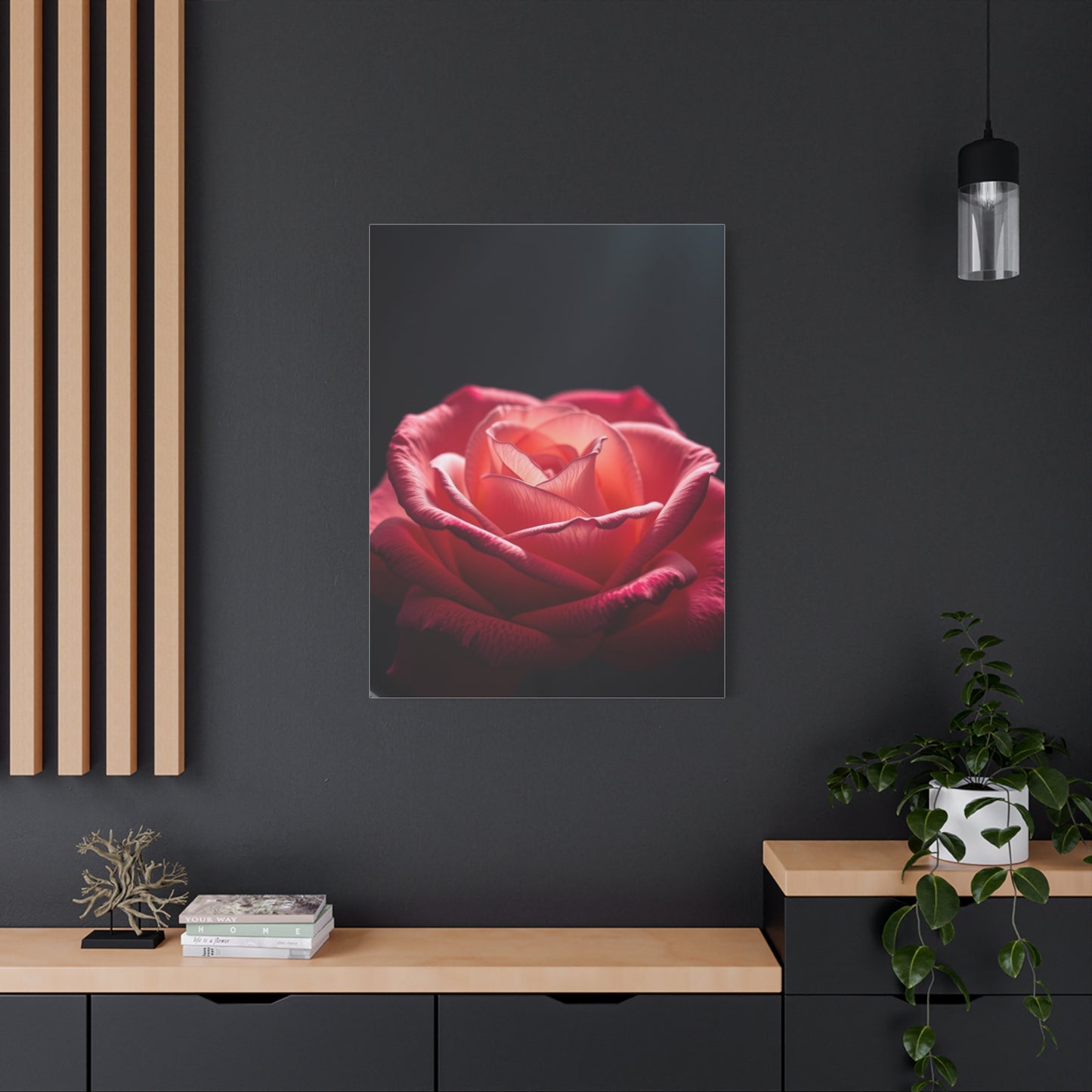 Rose Flower Art Supreme Gallery Wall Art & Canvas Print