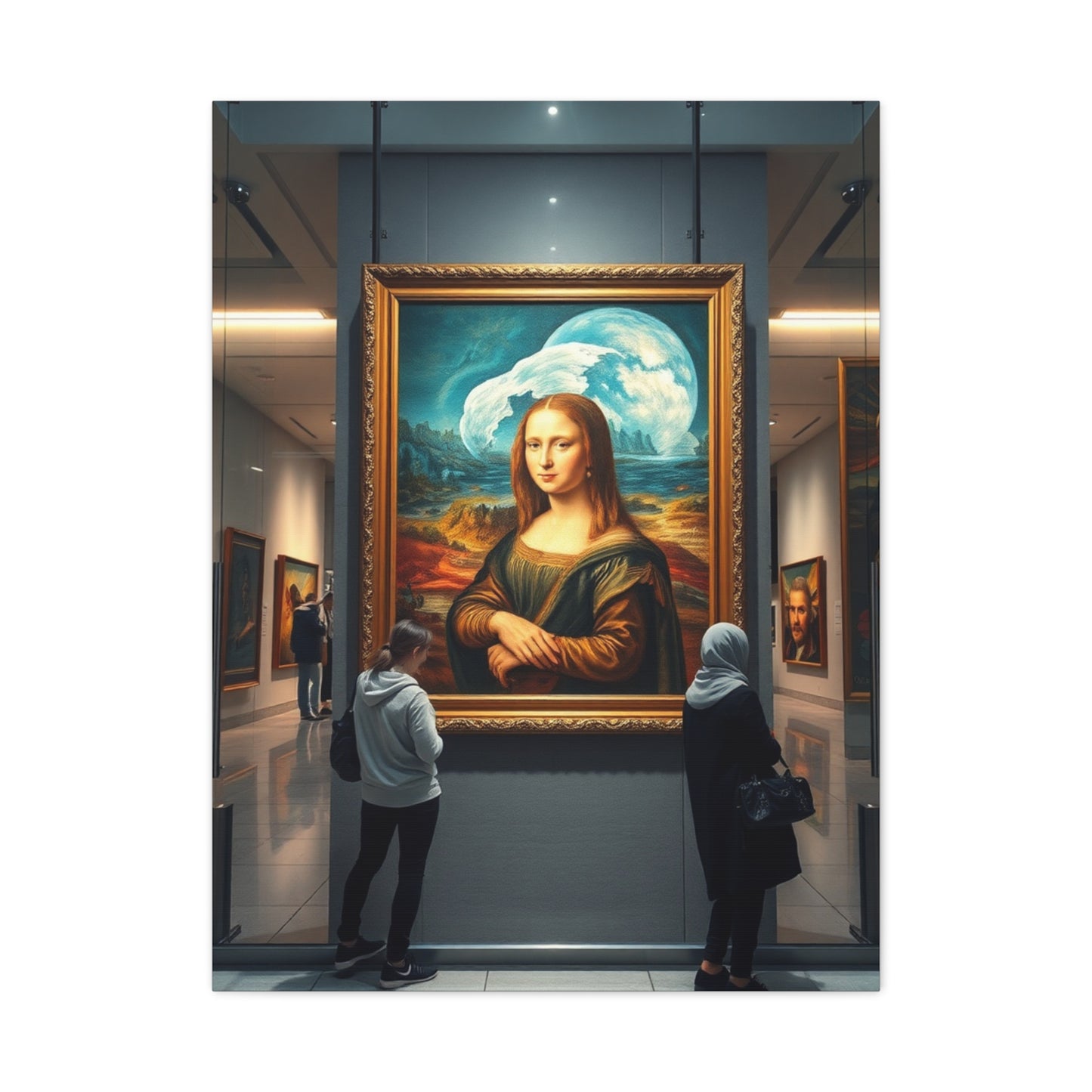 Polished Visionary Landscape Wall Art & Canvas Print