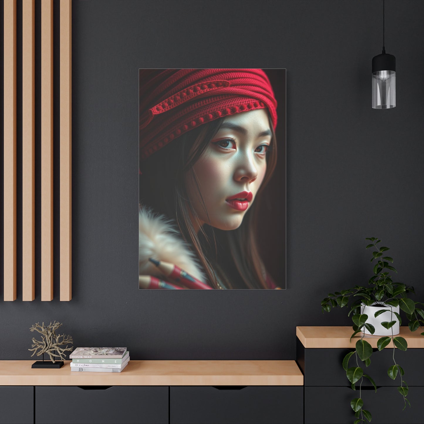 Vermilion Allure Artwork Wall Art & Canvas Print