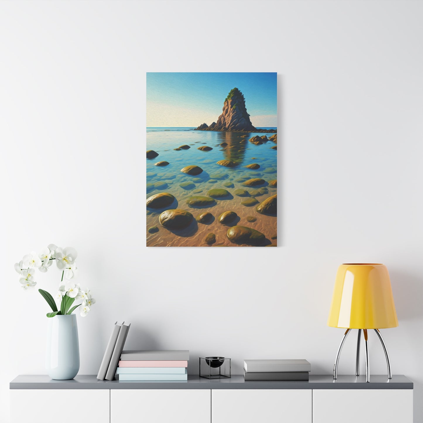 Coastal Tidepool Rock Sanctuary Wall Art & Canvas Prints