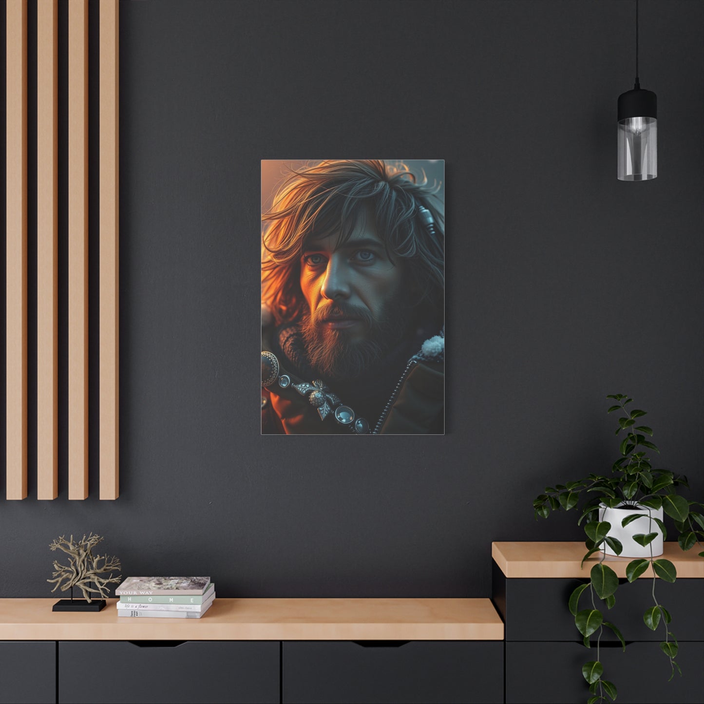 Radiant Ember Canvas Wall Art & Canvas Print