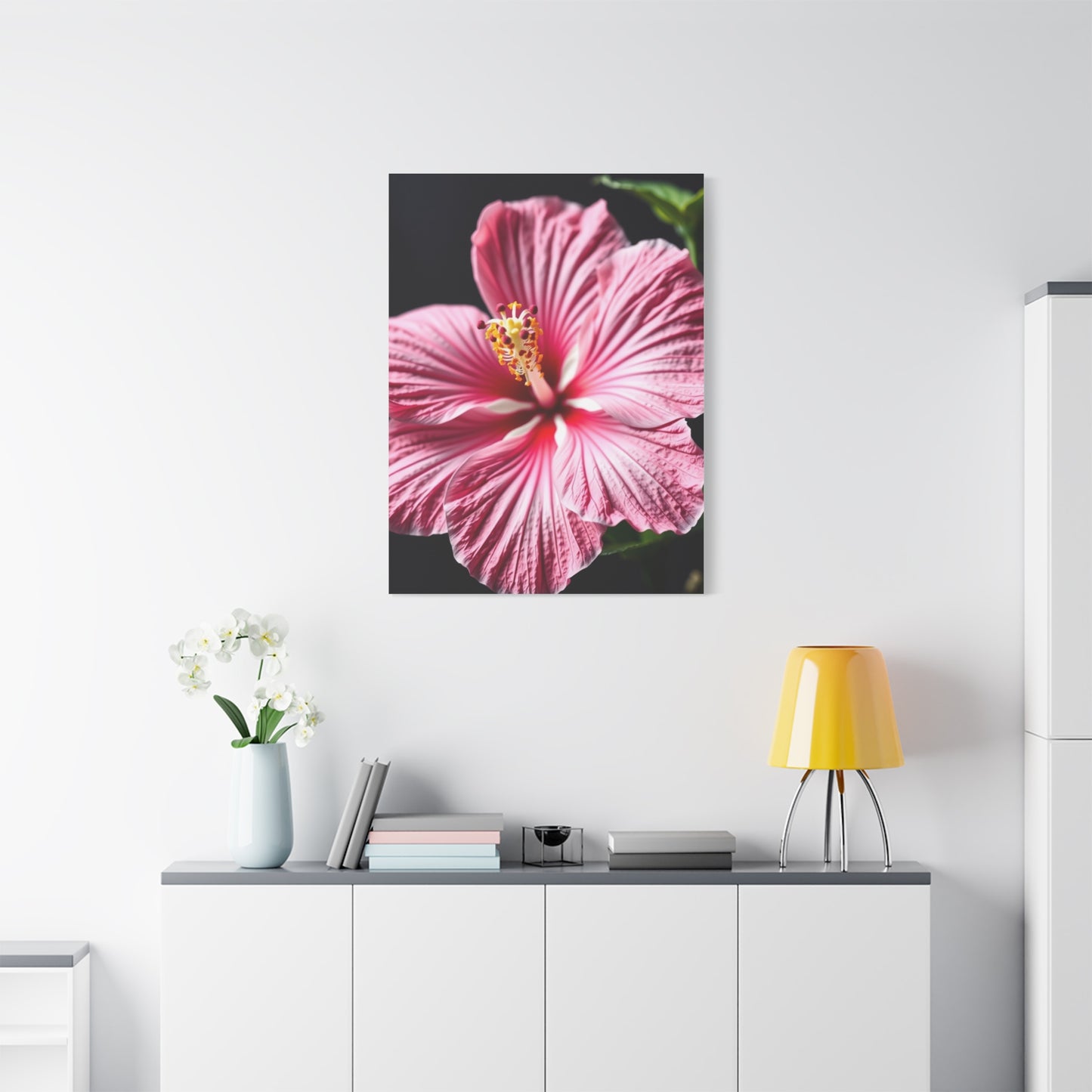 Vision Hibiscus Flower Art Art Wall Art & Canvas Print
