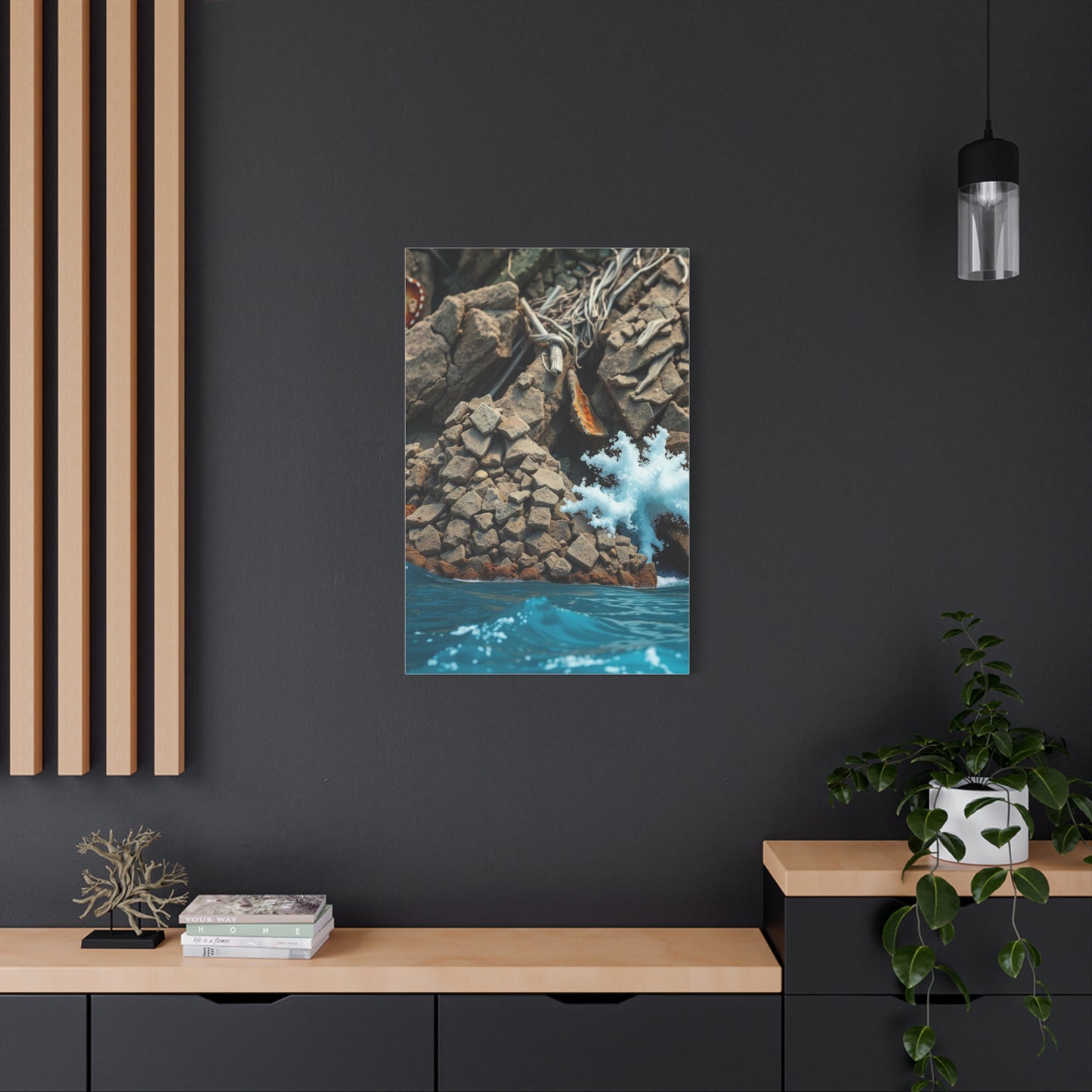 Azure Horizon Abstractions wall art & canvas print