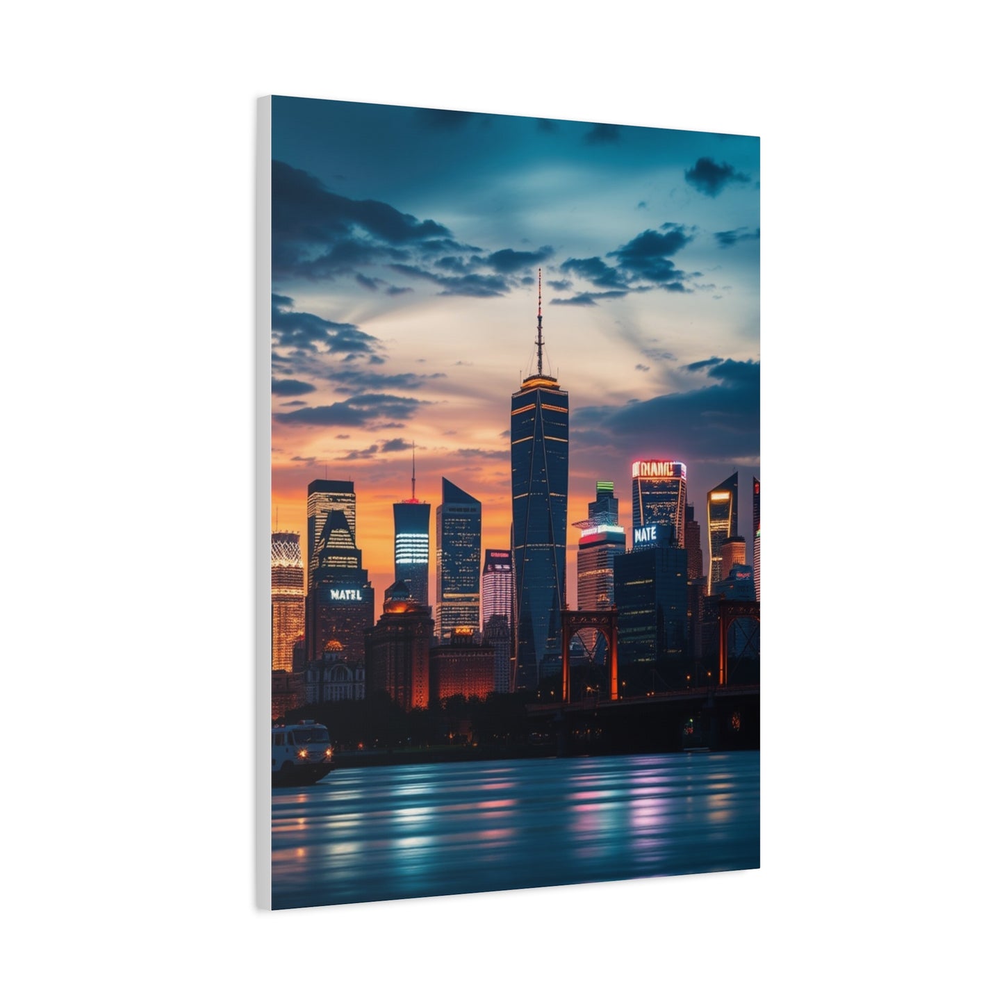 City Skylines Art Luxury Canvas Wall Art & Canvas Print