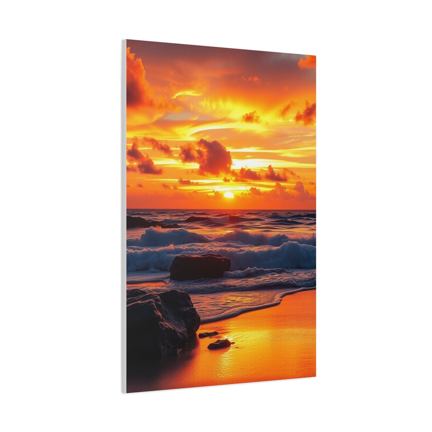 Beach Sunrise and Sunset Art Luxury Canvas Wall Art & Canvas Print