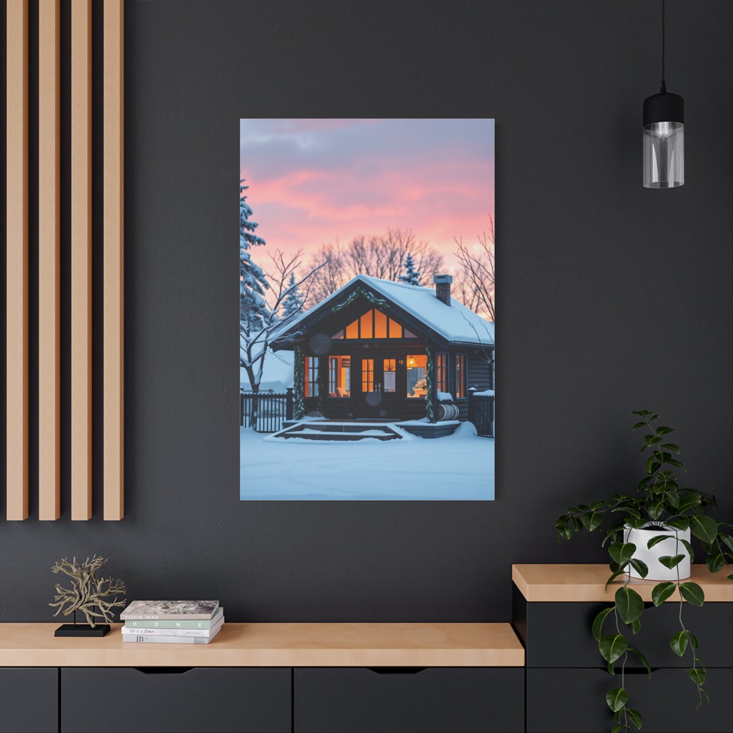 Hushed Winter Landscape Wall Art & Canvas Print