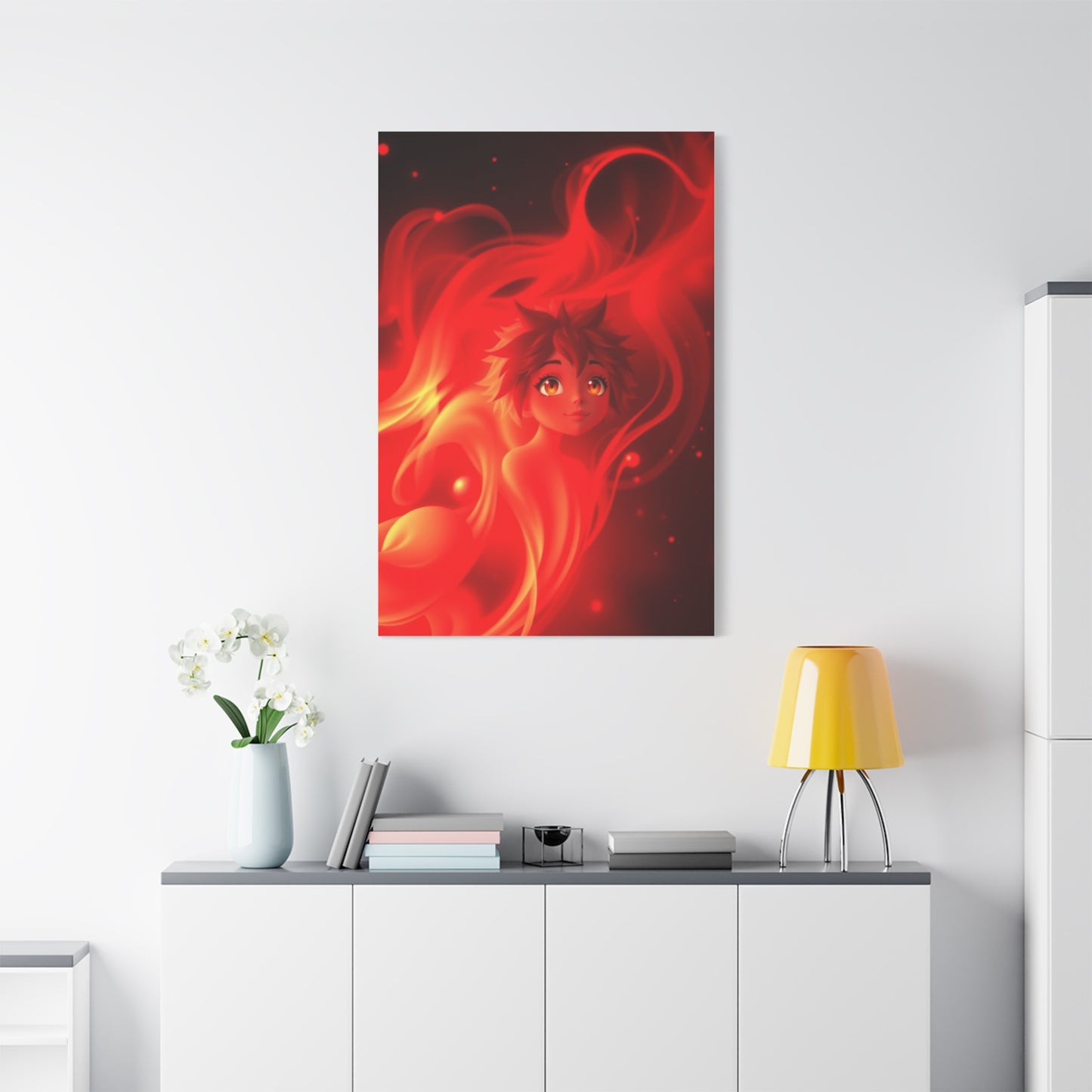 Scarlet Elegance Artwork Wall Art & Canvas Print