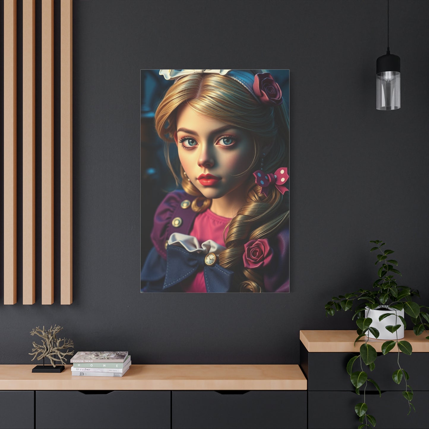 Alice In Wonderland Characters Art Luxury Canvas Wall Art & Canvas Print