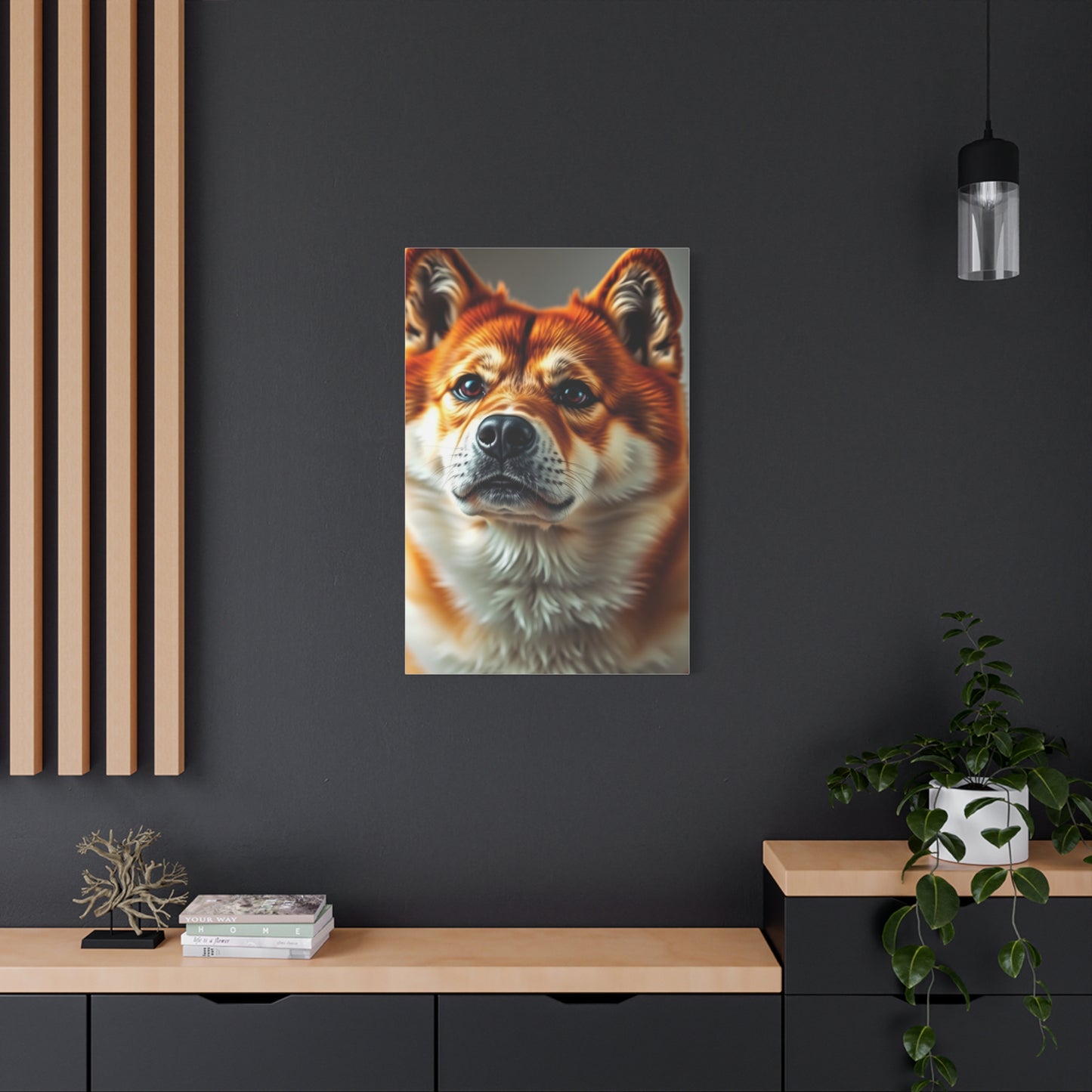 Masterpiece Shiba Inu Dog Art Vision Wall Art & Canvas Print