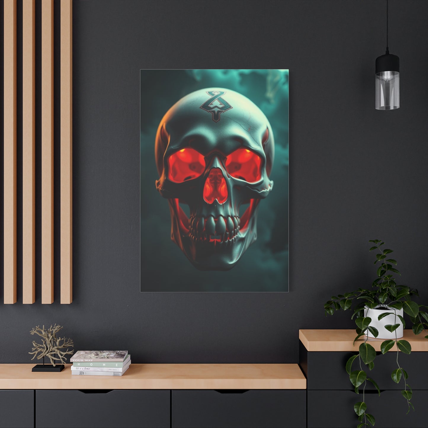 Ethereal Skull Symphony Wall Art & Canvas Print