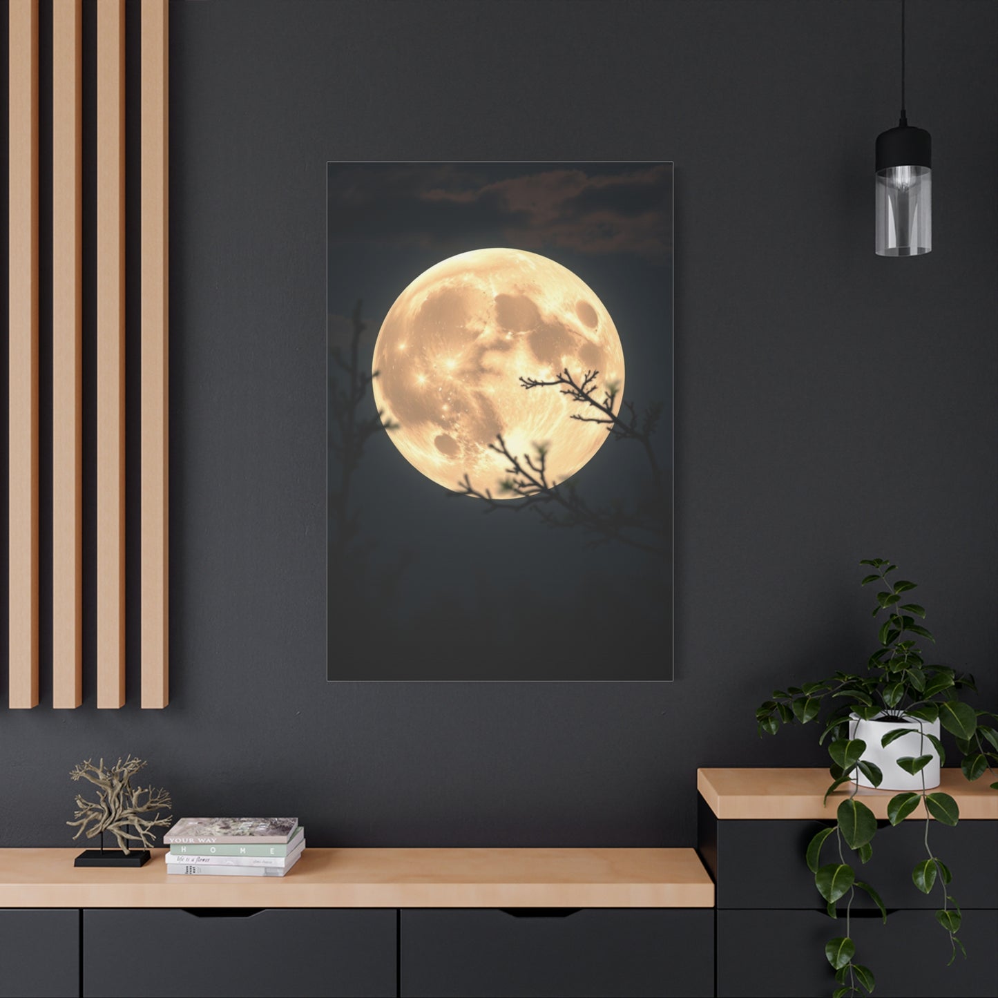 Elite Full Moon Art Vision Wall Art & Canvas Print