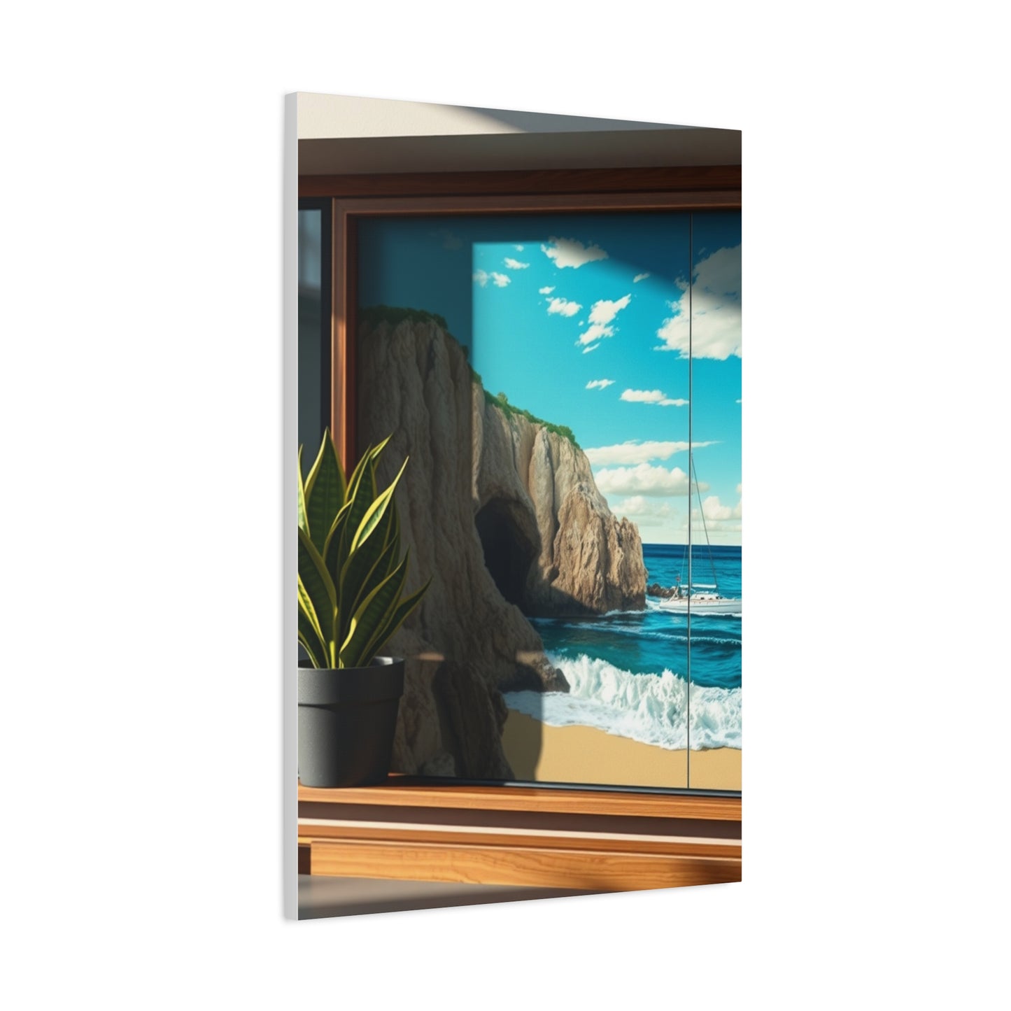 Azure Horizon Masterpiece Wall Art & Canvas Print