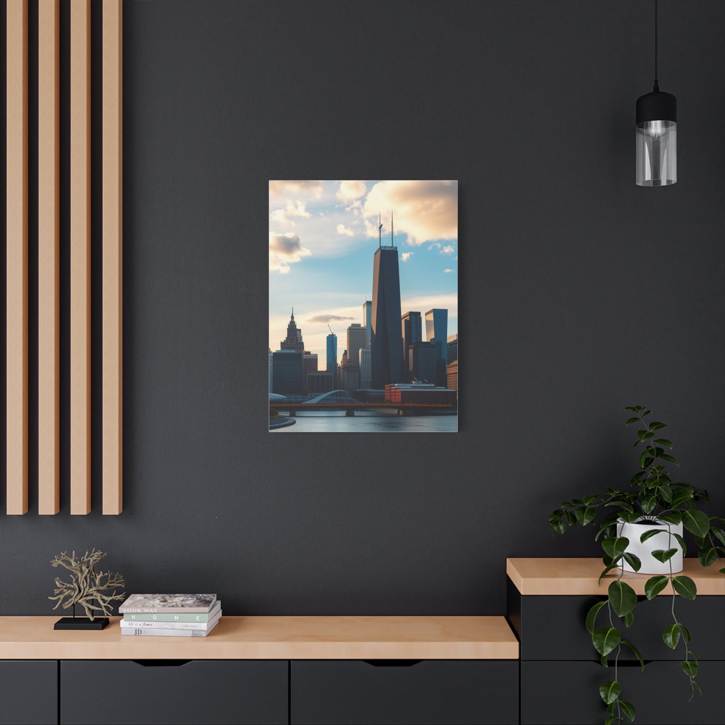 Chicago Skylines Art Luxury Canvas Wall Art & Canvas Print