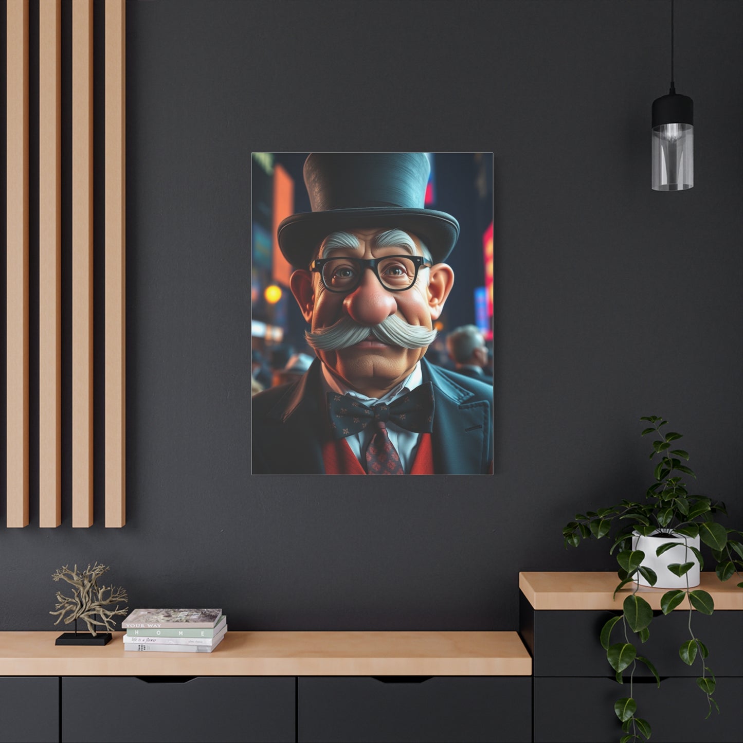 Rich Uncle Pennybags Art Supreme Gallery Wall Art & Canvas Print