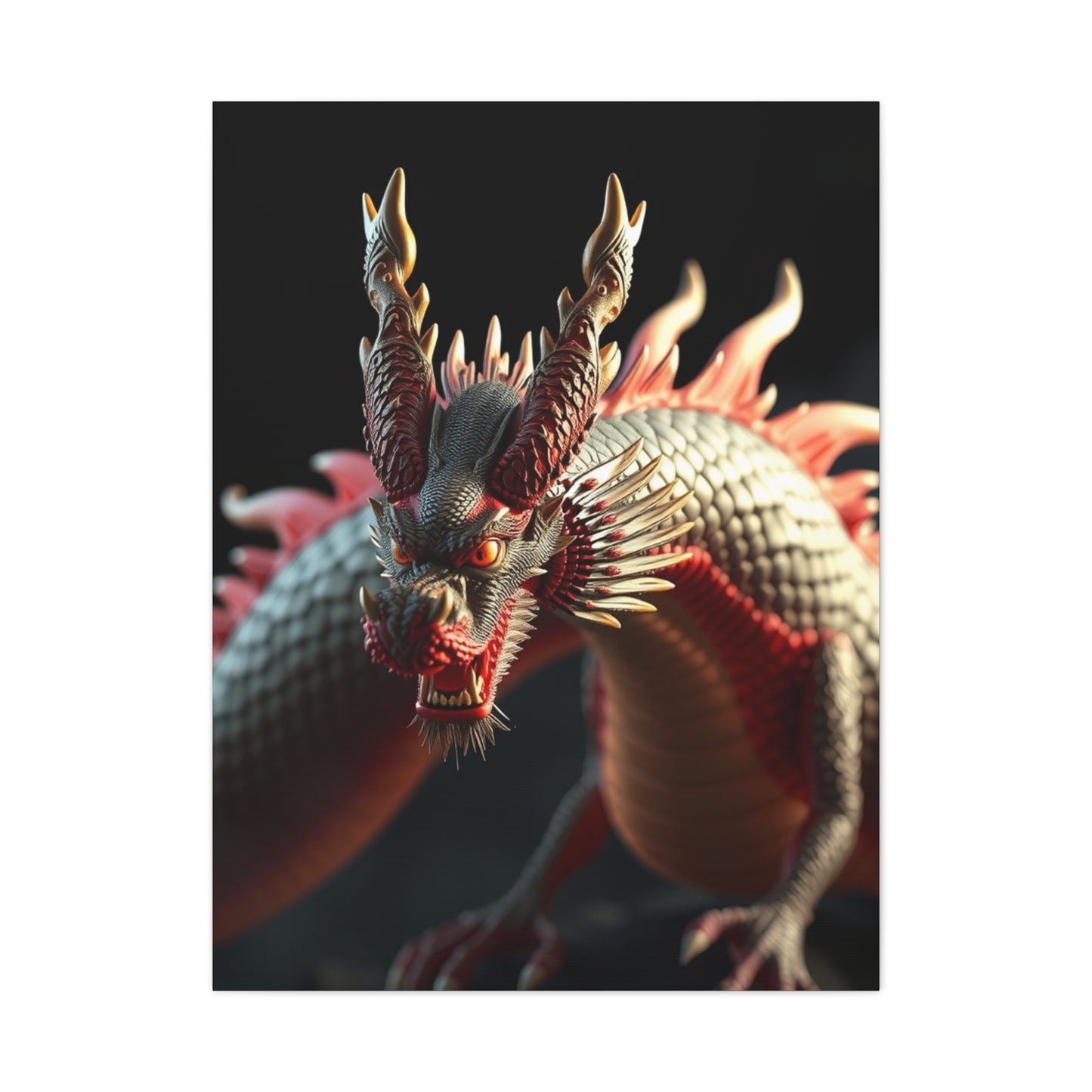 Draconian Elegance Canvas