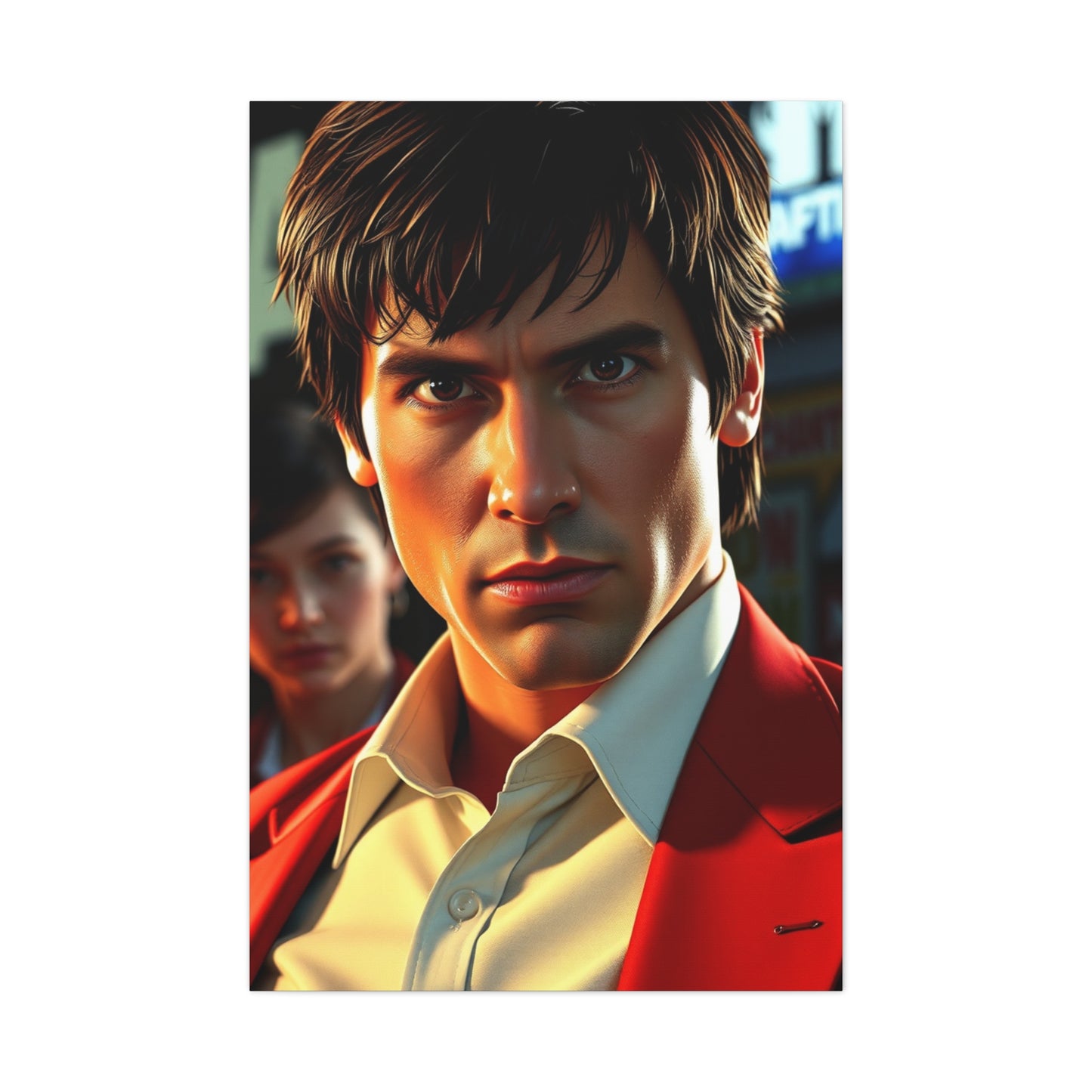 Elite Pulp Fiction Character Art Vision Wall Art & Canvas Print