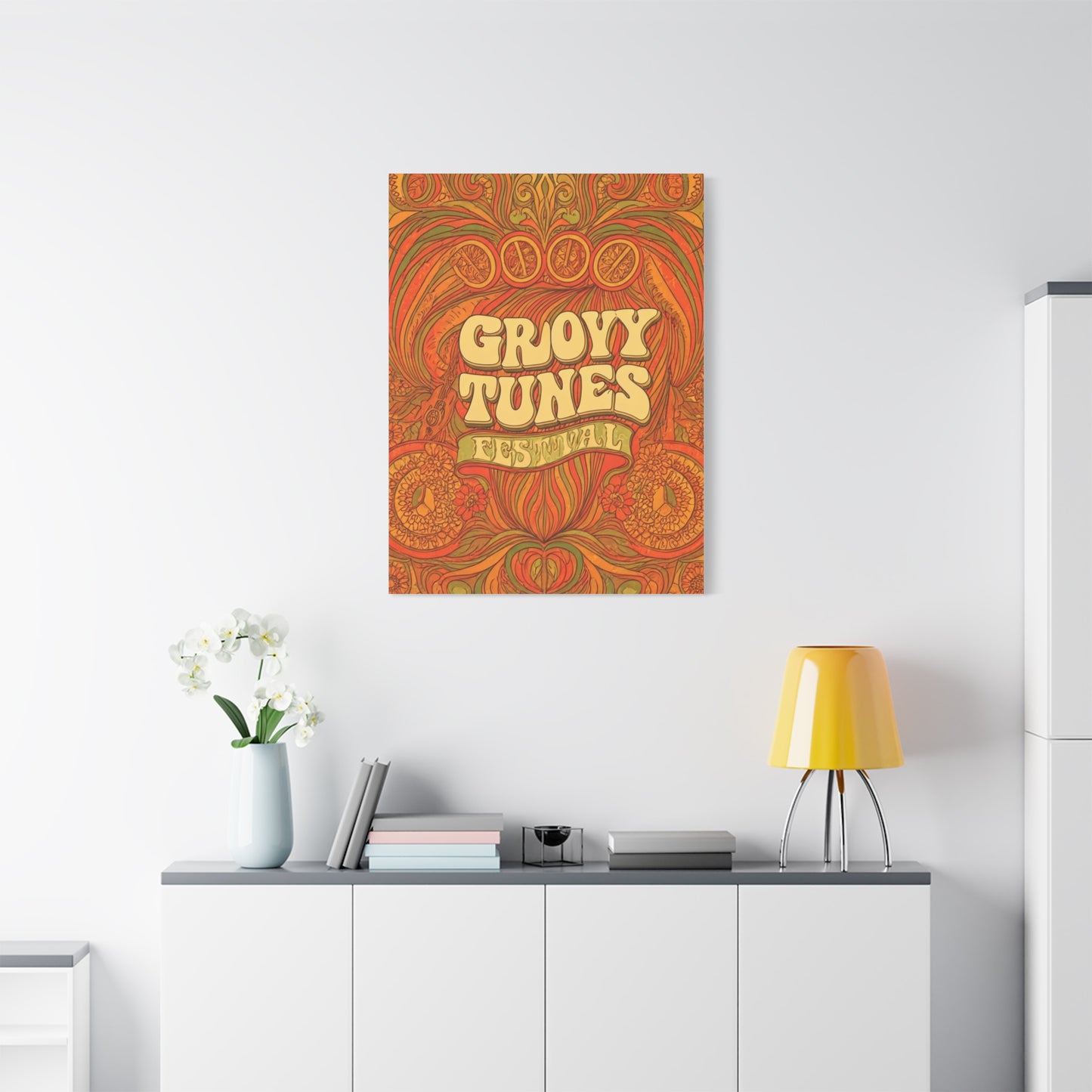 Groovy Tunes Festival Wall Art & Canvas Prints