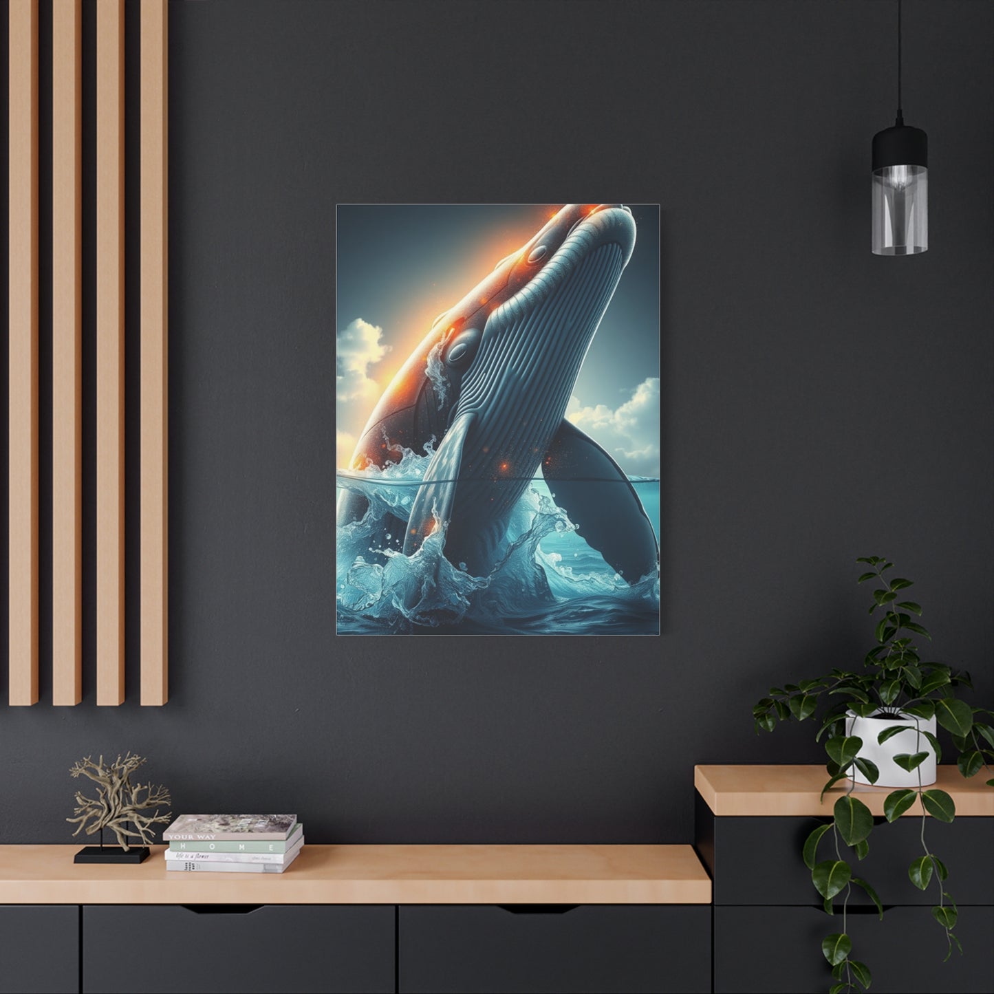Masterpiece Whale Art Vision Wall Art & Canvas Print