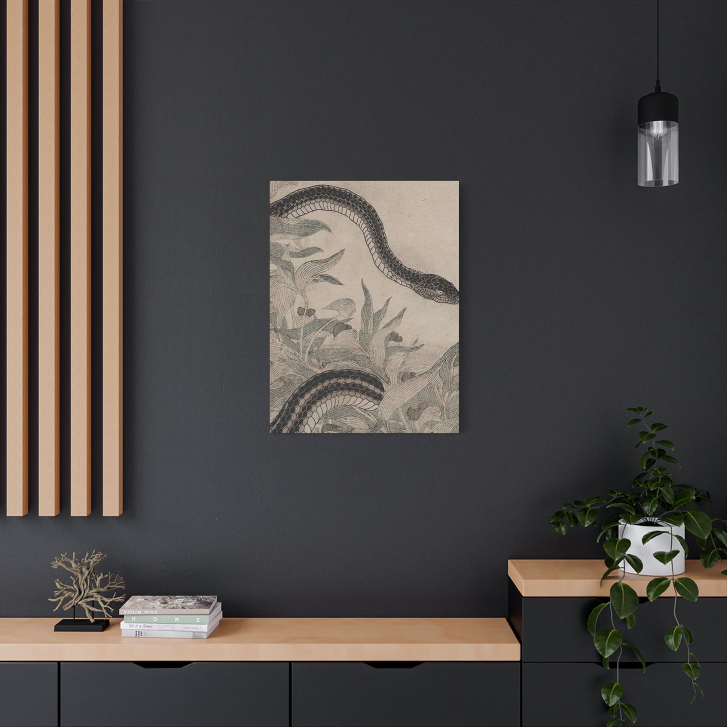 Cobra And Flower Wall Art & Canvas Prints