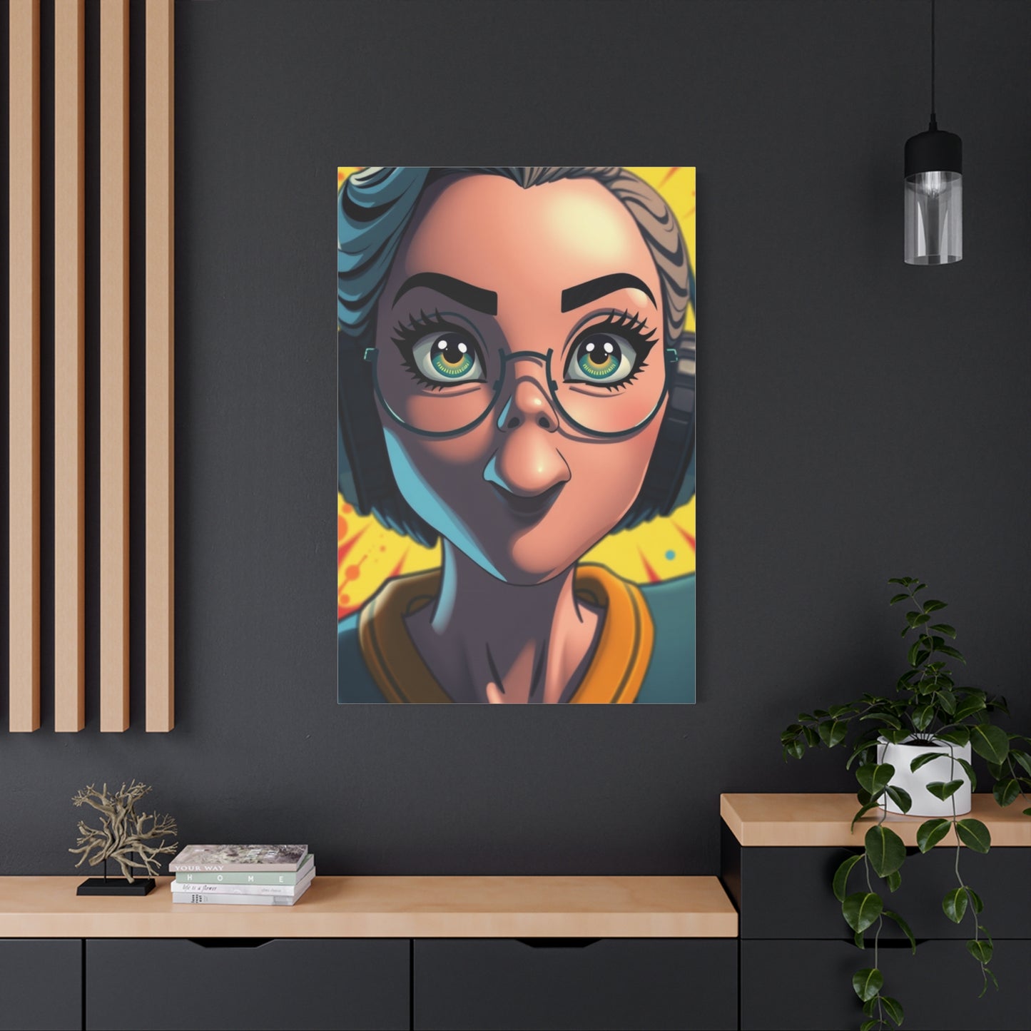 Stylish Vibrant Display Wall Art & Canvas Print