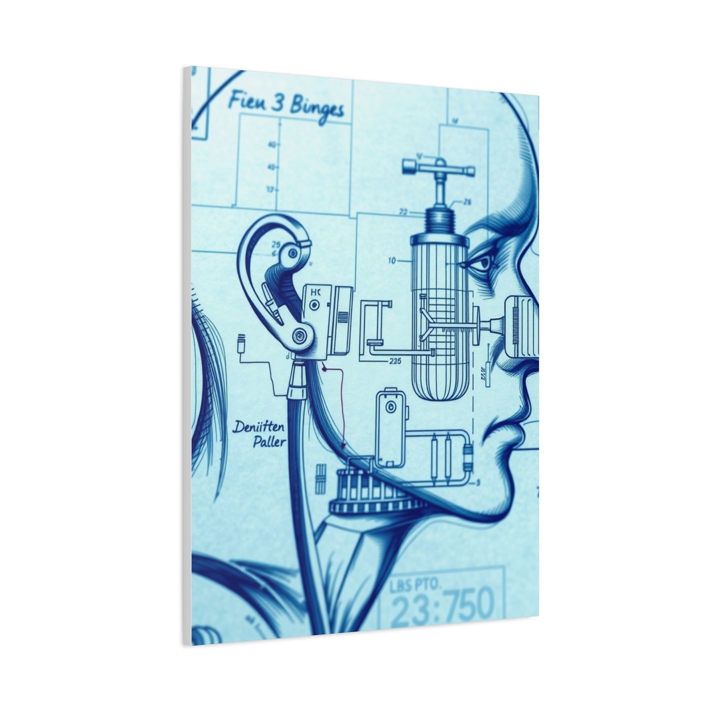 Supreme Blueprint & Patent Sketches Art Collection Wall Art & Canvas Print