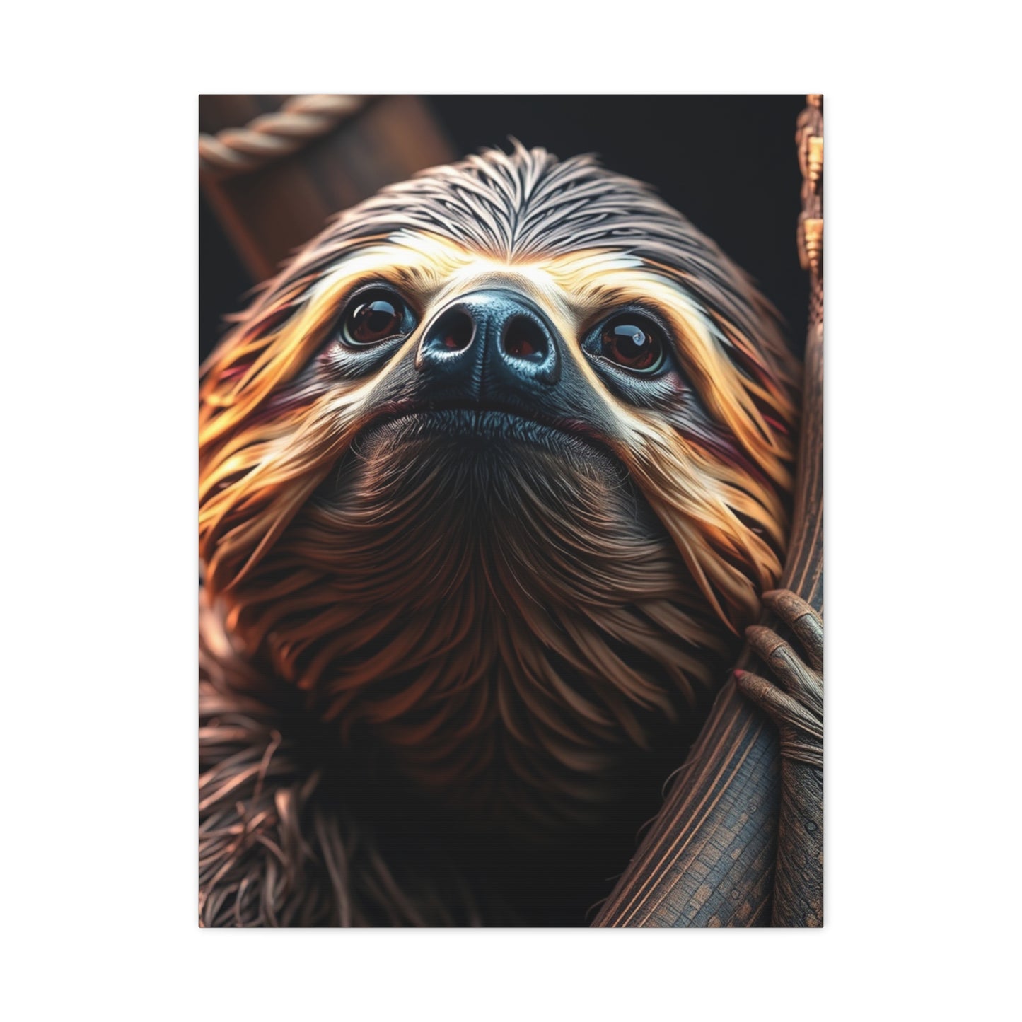Masterpiece Sloth Art Vision Wall Art & Canvas Print