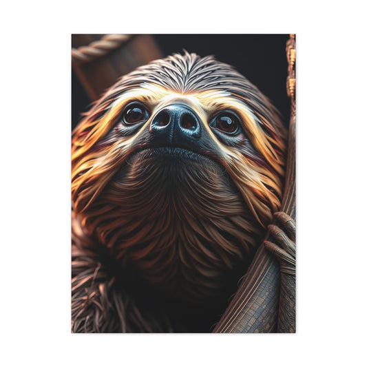Masterpiece Sloth Art Vision Wall Art & Canvas Print
