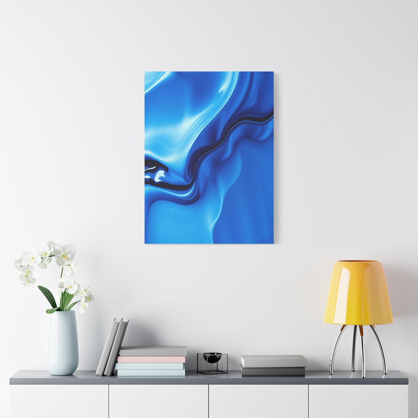 Blue Abstract Art Supreme Gallery Wall Art & Canvas Print