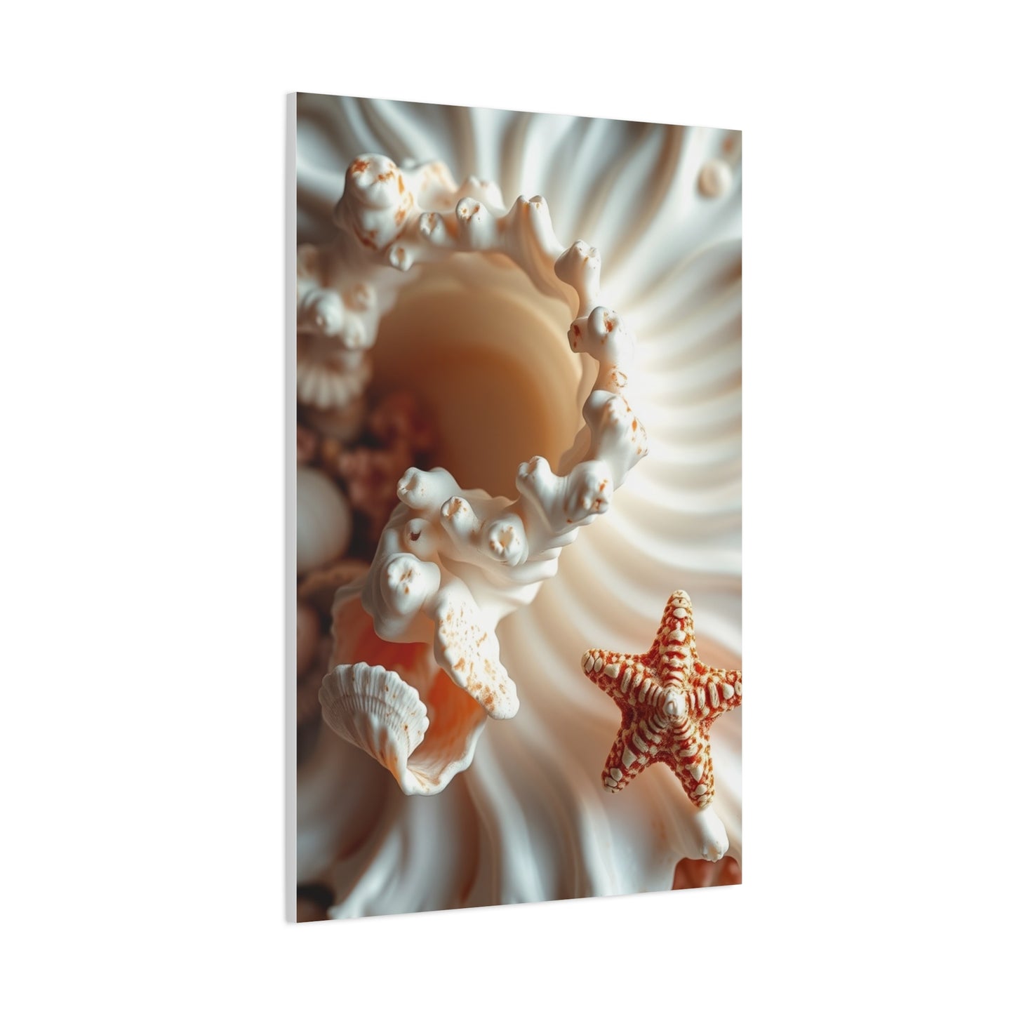 Sea Shell Art Refined Canvas Wall Art & Canvas Print