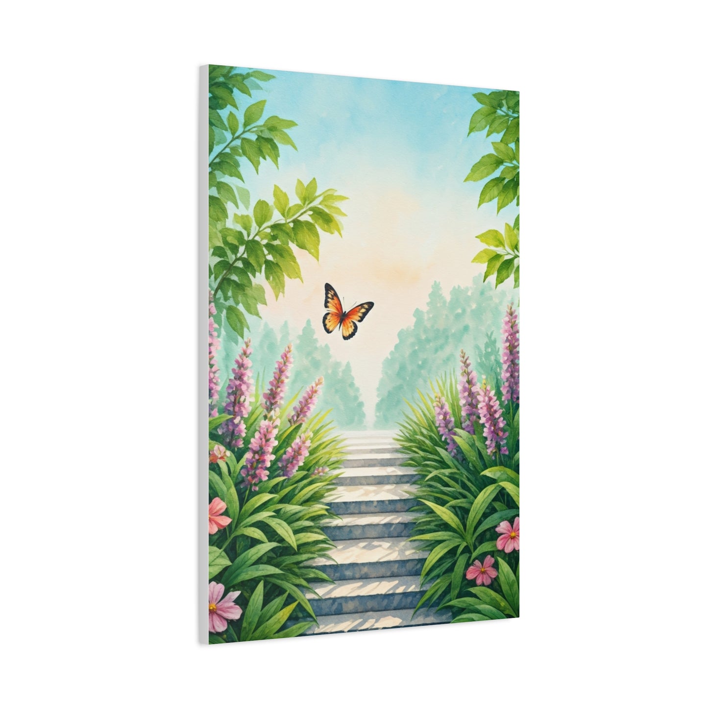 Garden Path Butterfly Dreamscape Wall Art & Canvas Prints