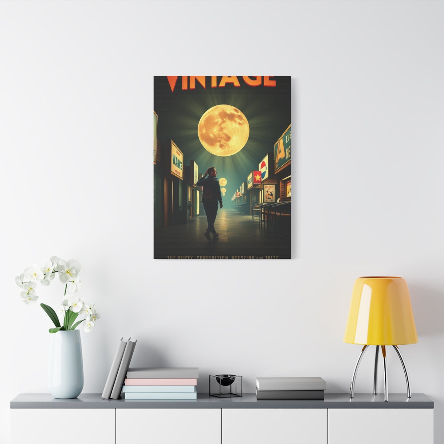 Vintage Movie Posters Art Luxury Canvas Wall Art & Canvas Print