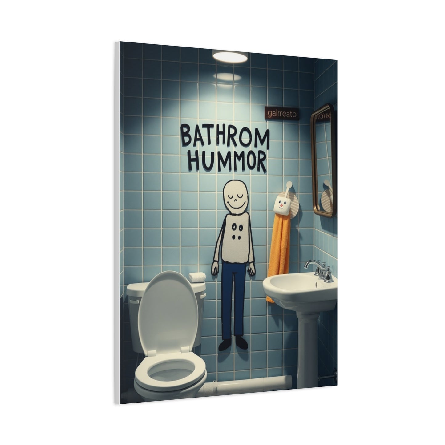 Collection Bathroom Humor Art Art Wall Art & Canvas Print