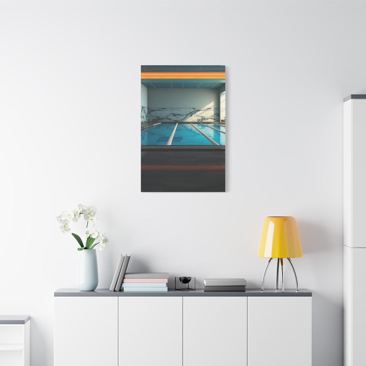 Masterpiece Swimming Pool Art Vision Wall Art & Canvas Print