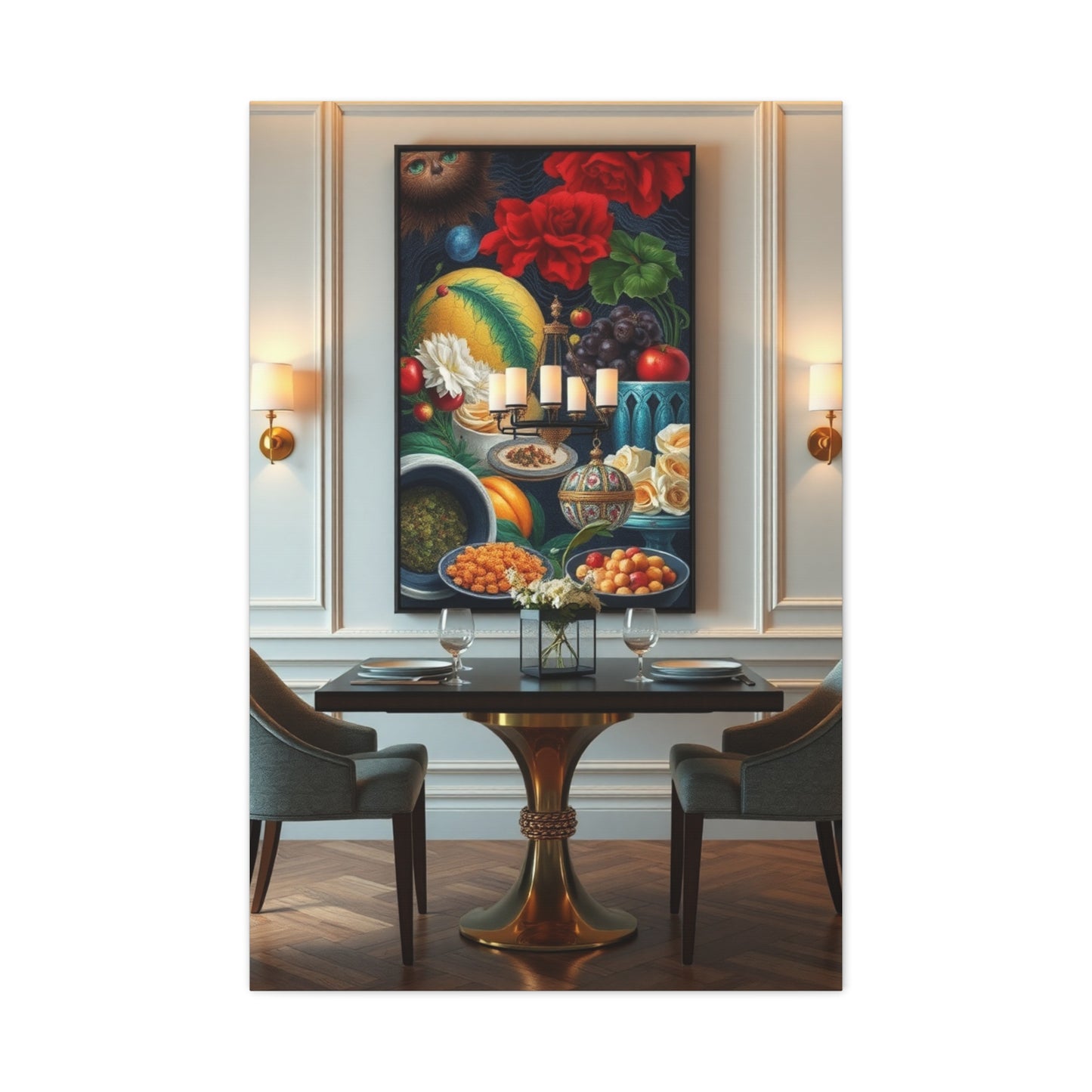 Epicurean Symphony Canvas Wall Art & Canvas Print