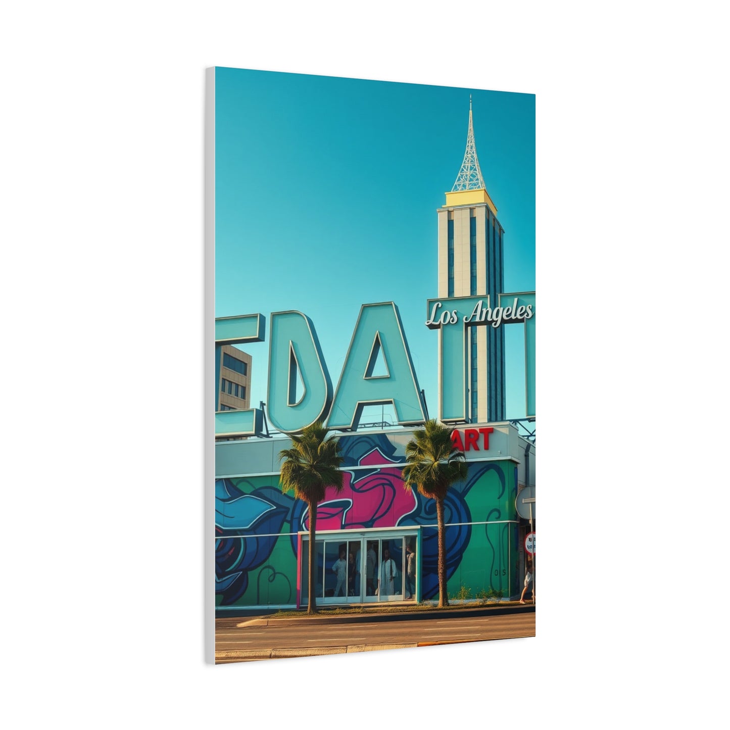 Vision Los Angeles Art Art Wall Art & Canvas Print