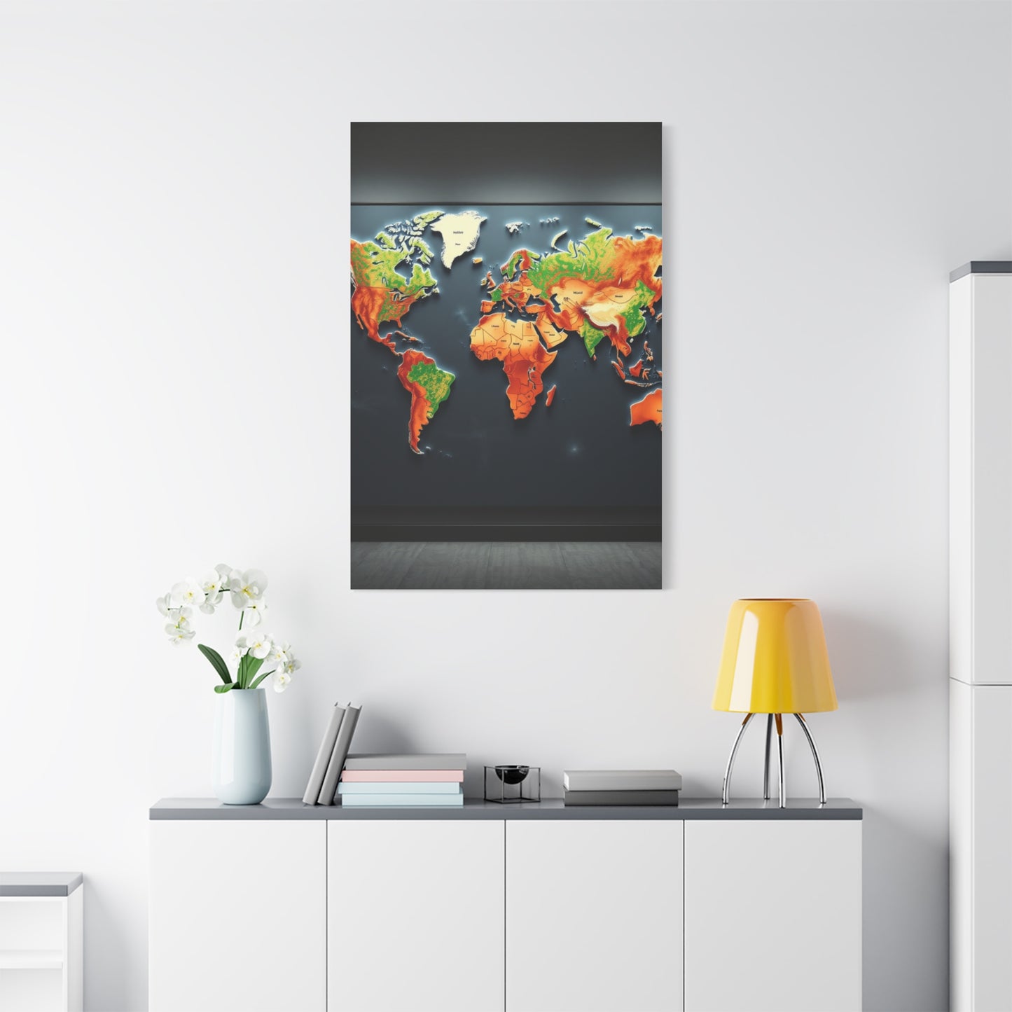 Collection World Map Art Art Wall Art & Canvas Print