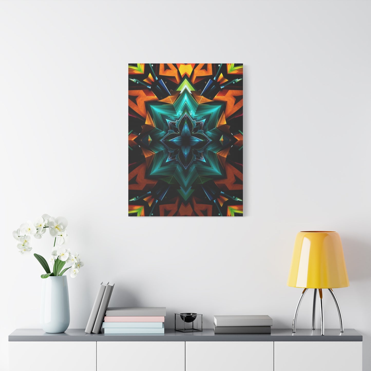 Abstract Geometric Splendor Wall Art & Canvas Print
