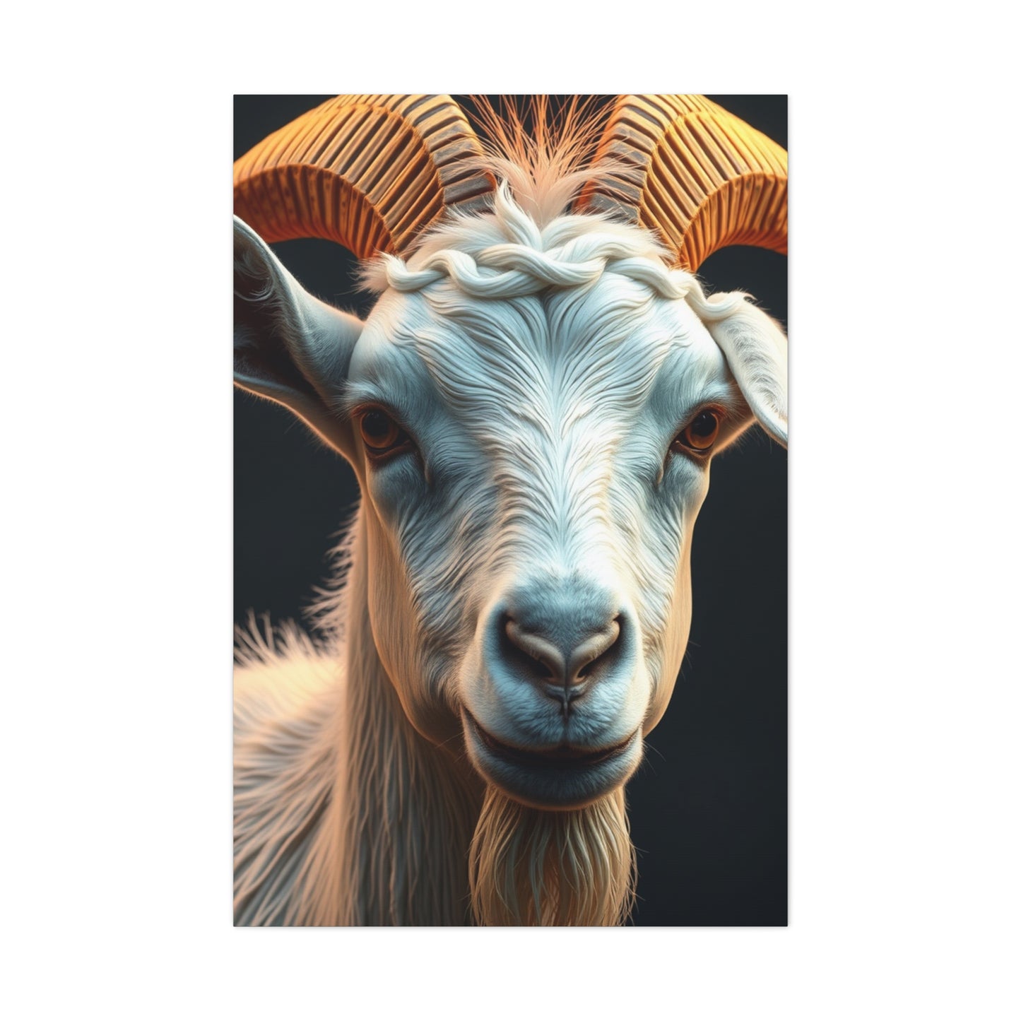 Caprine Elegance Canvas Wall Art & Canvas Print