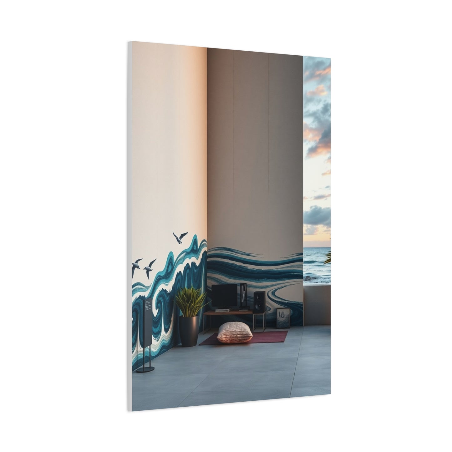 Coastal Chic Impression Wall Art & Canvas Print