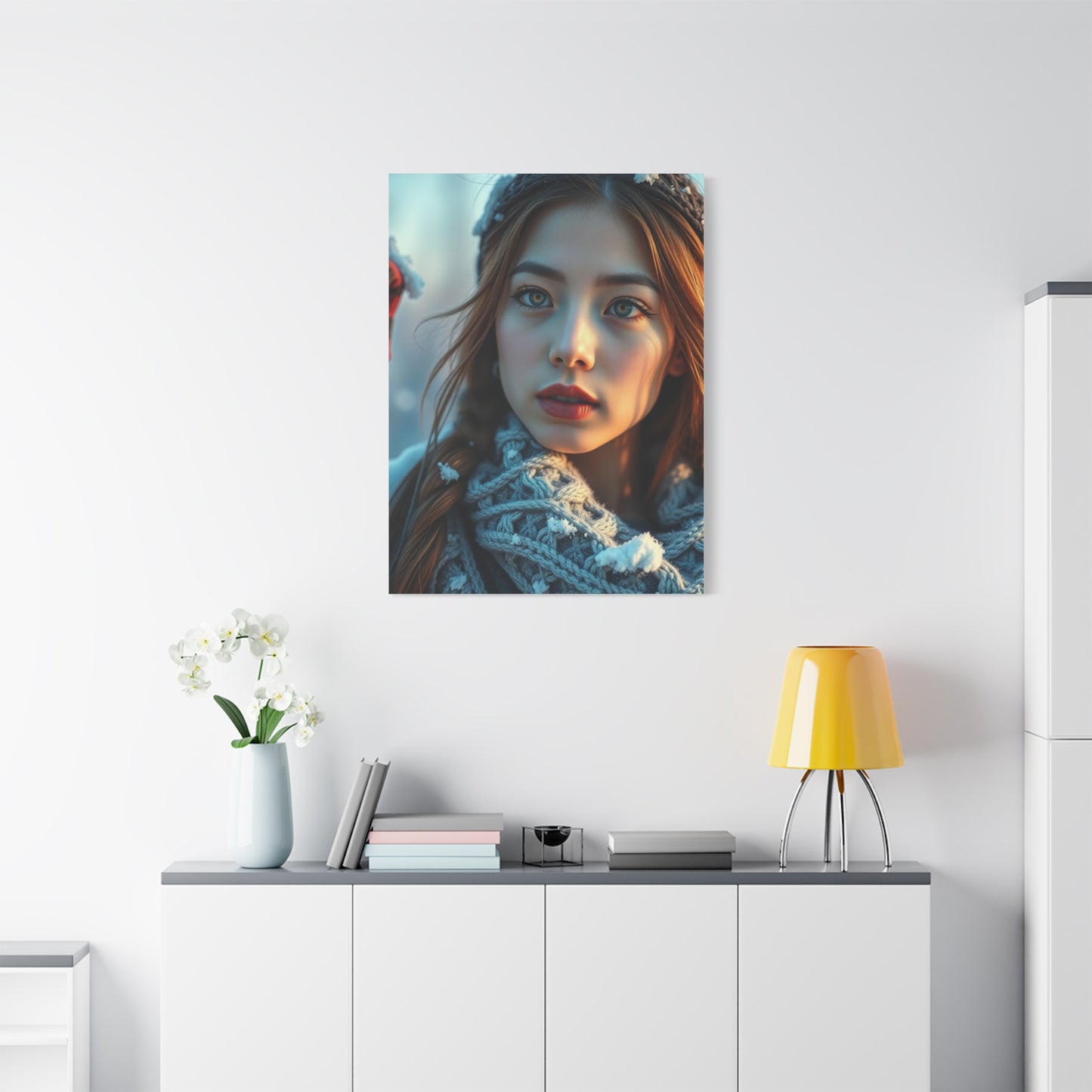 Silent Snowfall Elegance Wall Art & Canvas Print