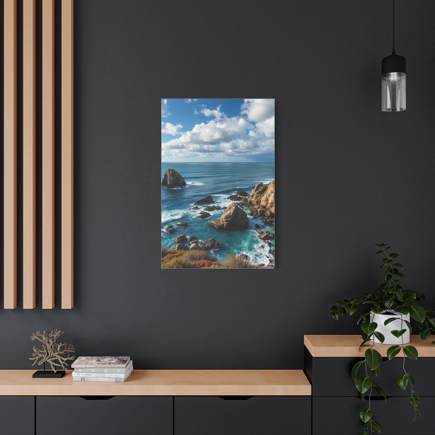 Luxe Maritime Horizon Wall Art & Canvas Print