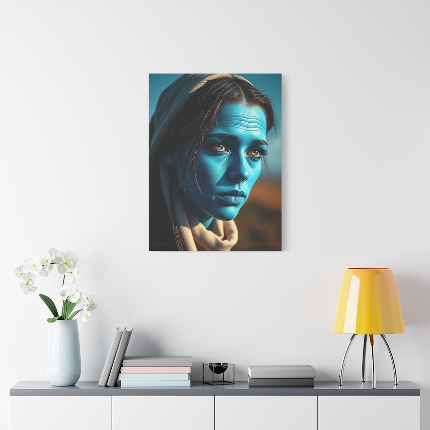 Celestial Azure Gallery Wall Art & Canvas Print