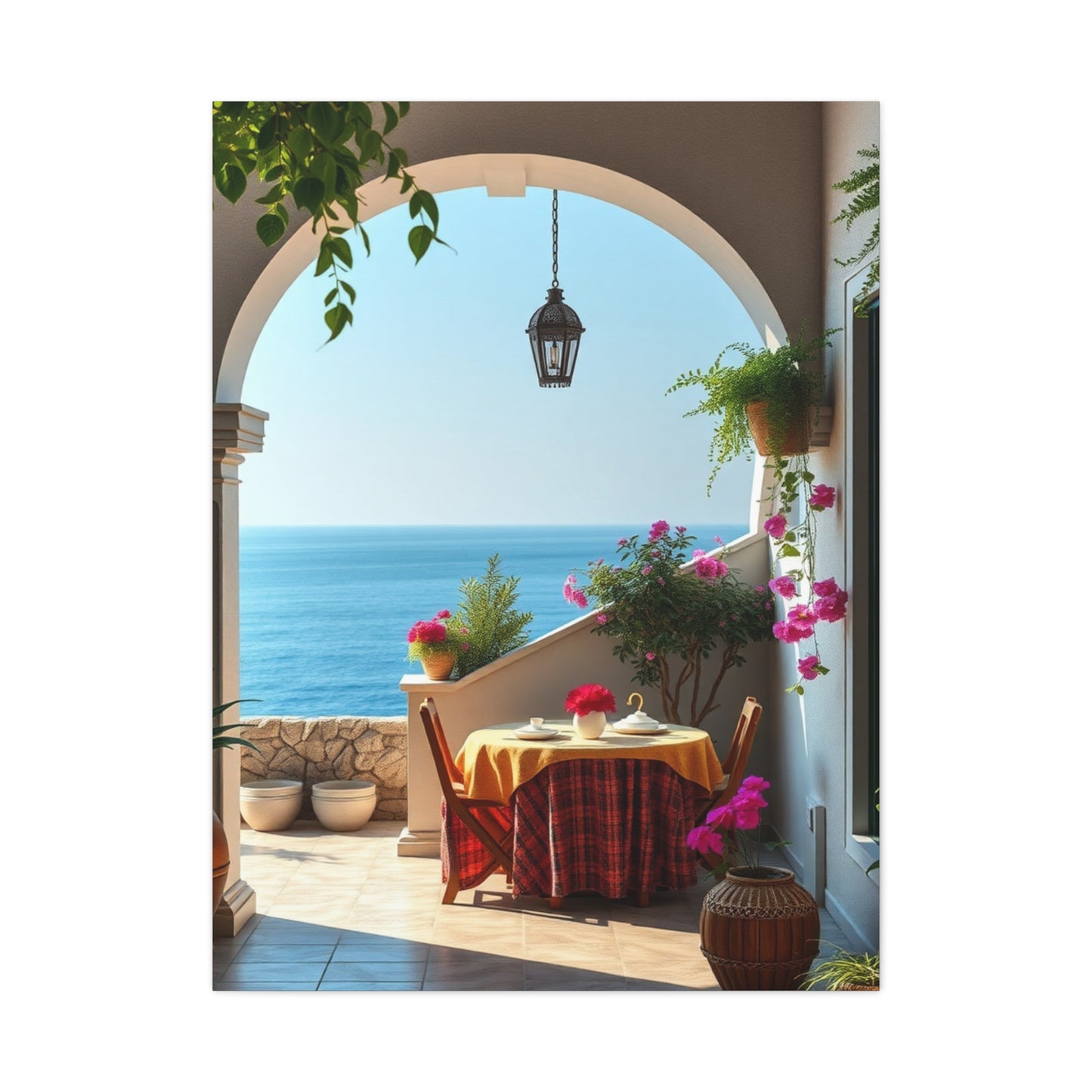 Masterpiece Mediterranean Decor Art Vision Wall Art & Canvas Print
