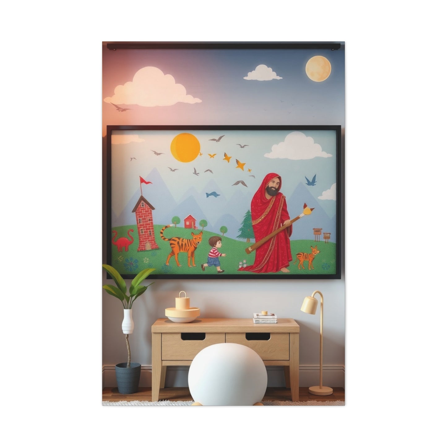 Ethereal Playroom Tableau Wall Art & Canvas Print