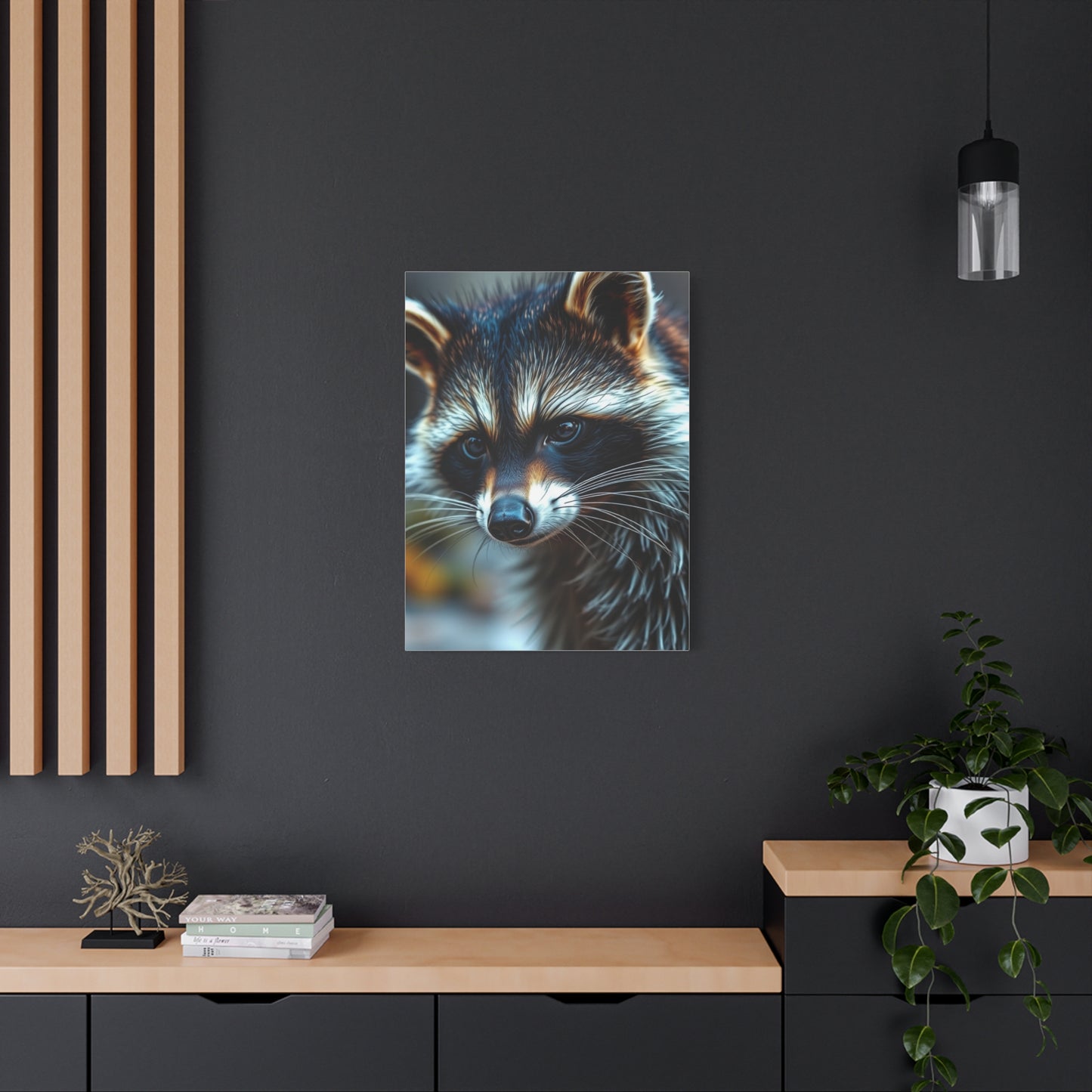 Raccoon Art Luxury Canvas Wall Art & Canvas Print