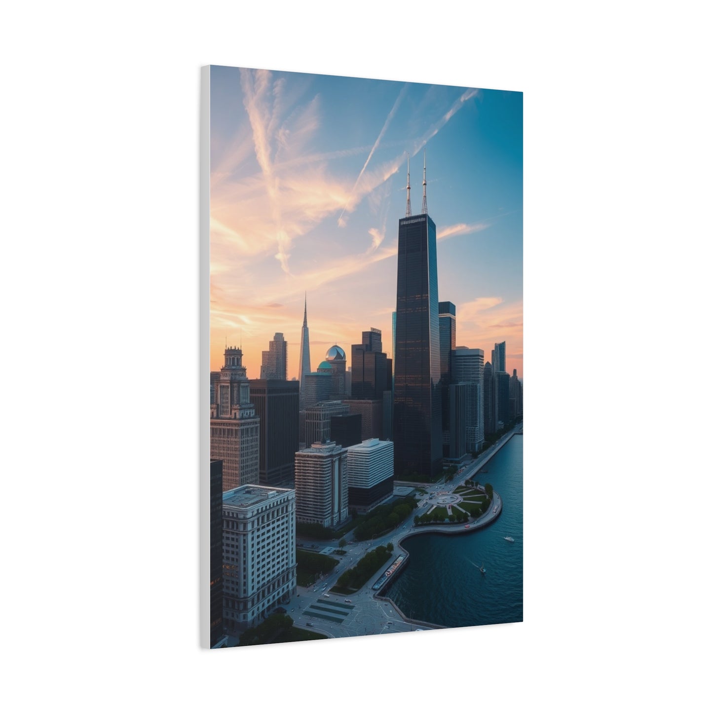 Masterpiece Chicago Skylines Art Vision Wall Art & Canvas Print