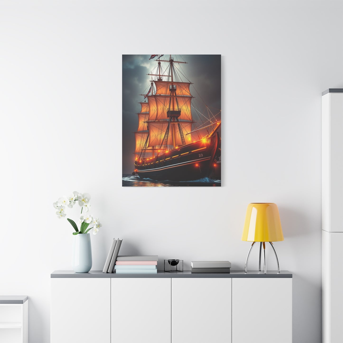Vision Ship Art Art Wall Art & Canvas Print