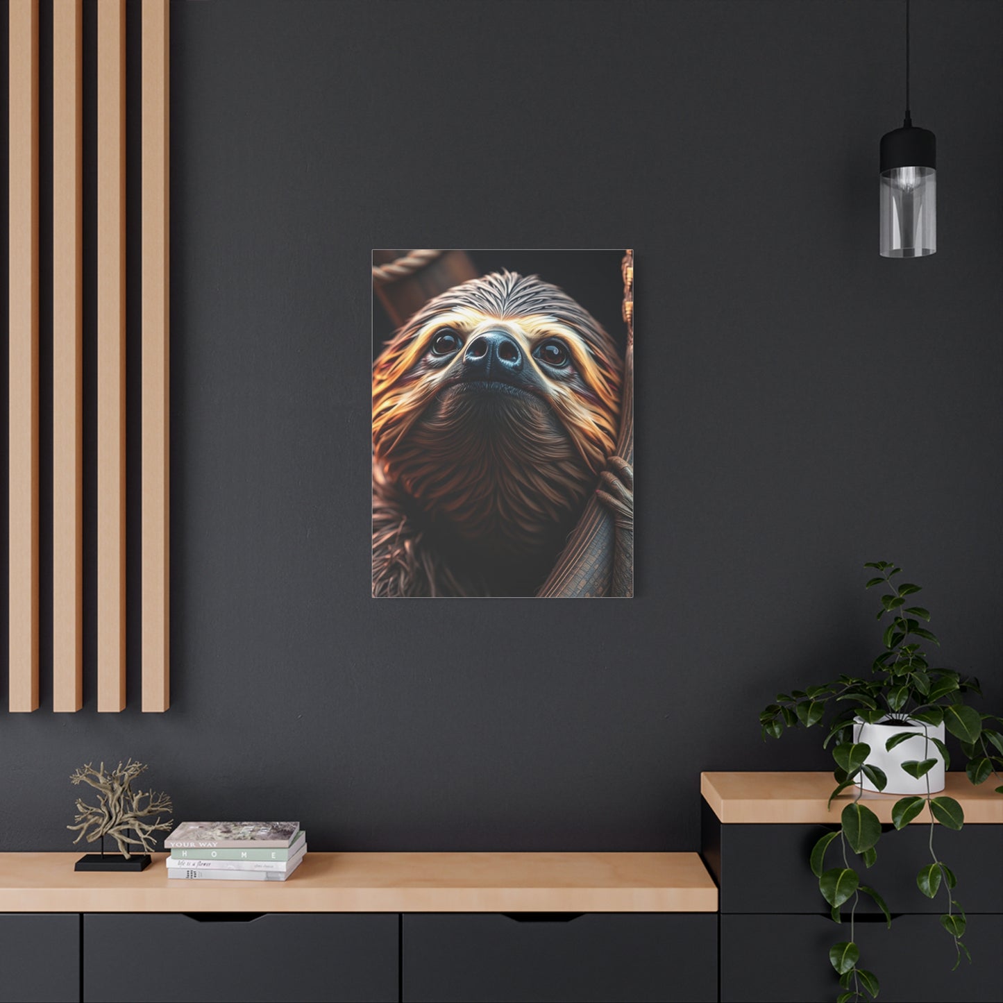 Masterpiece Sloth Art Vision Wall Art & Canvas Print